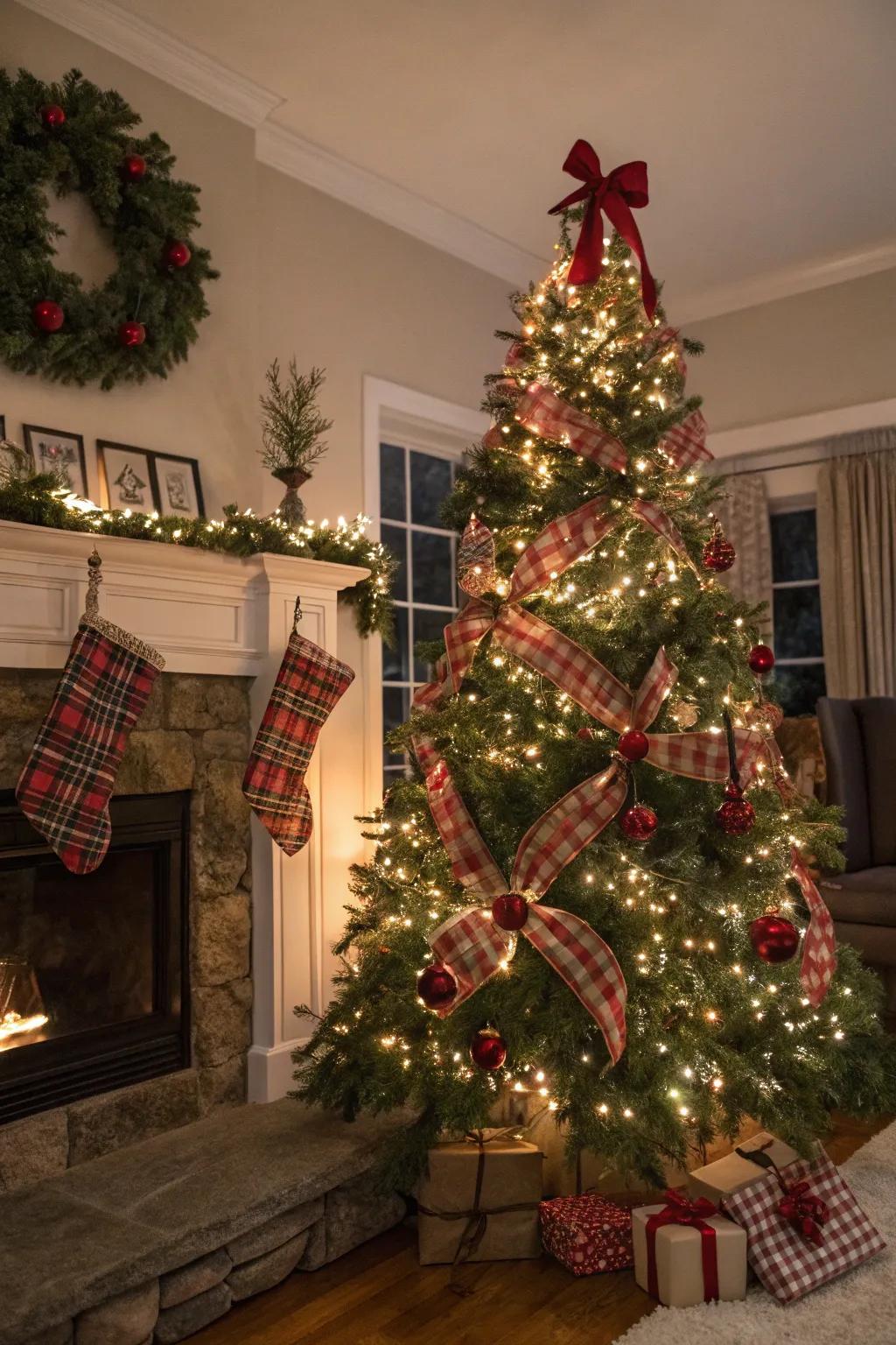 Cozy tradition with checkered accents.