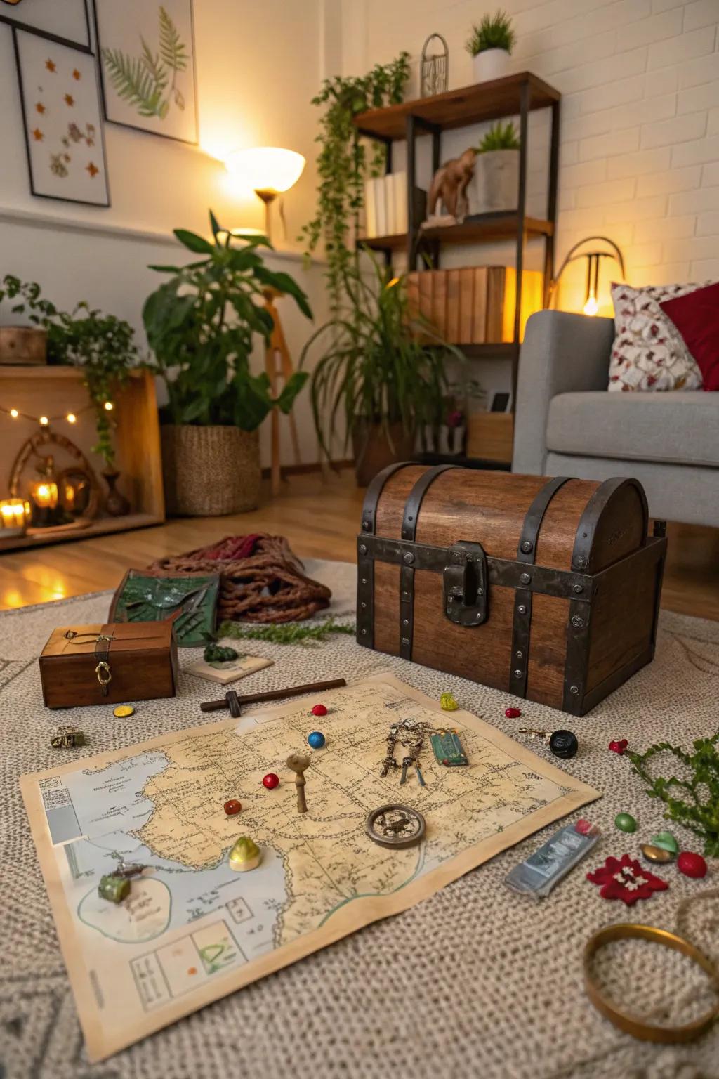 Embark on a thrilling venture through an indoor wealth search.