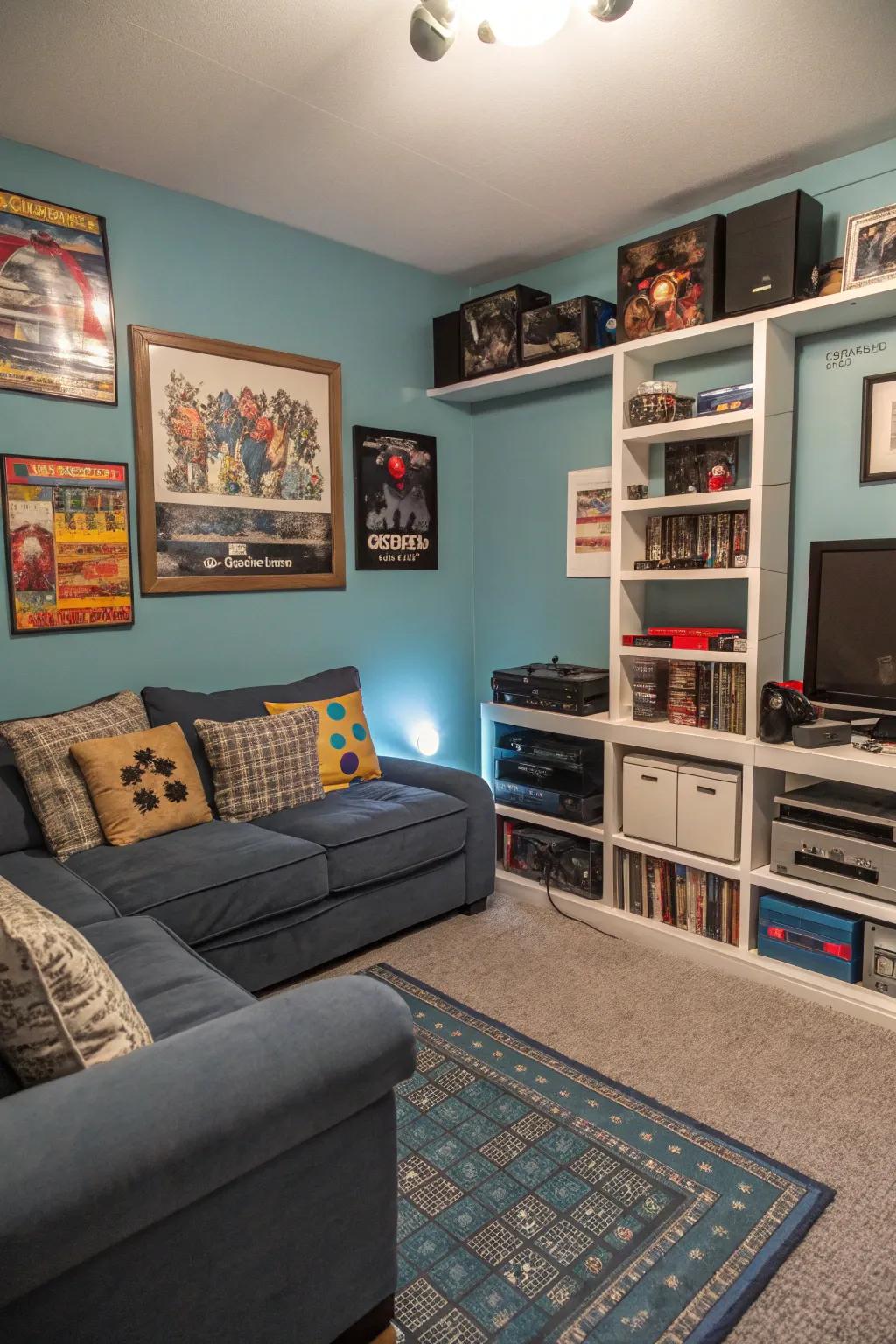 A well-chosen color scheme improves the room's aesthetic.