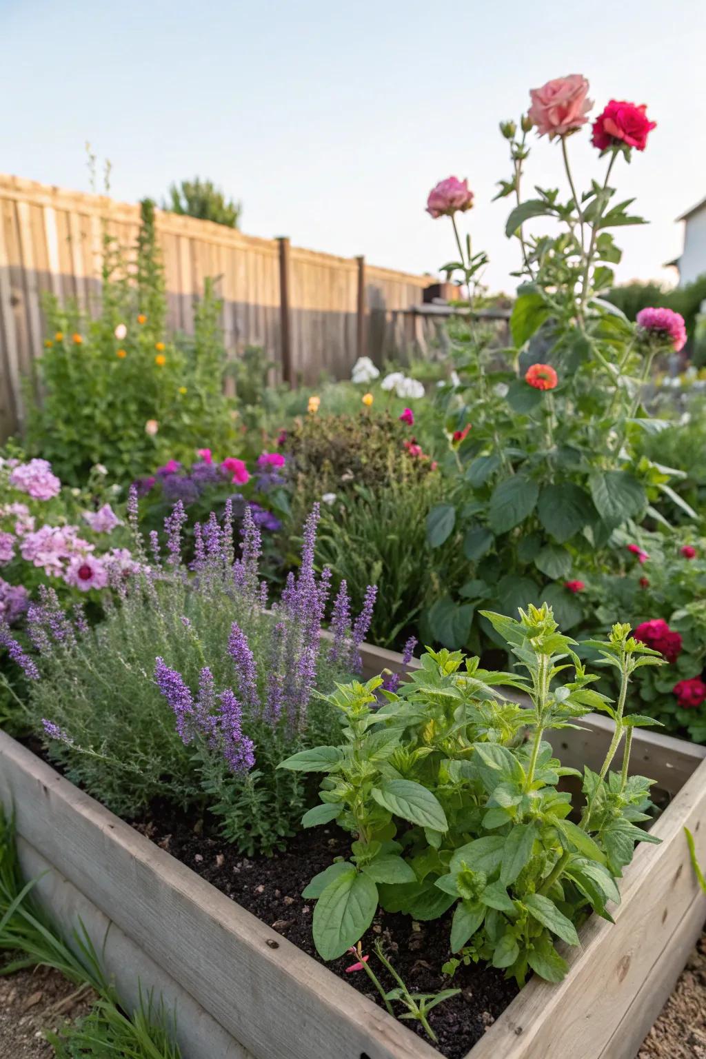 Consumable blossom gardens fuse loveliness and utility in a single endearing zone.