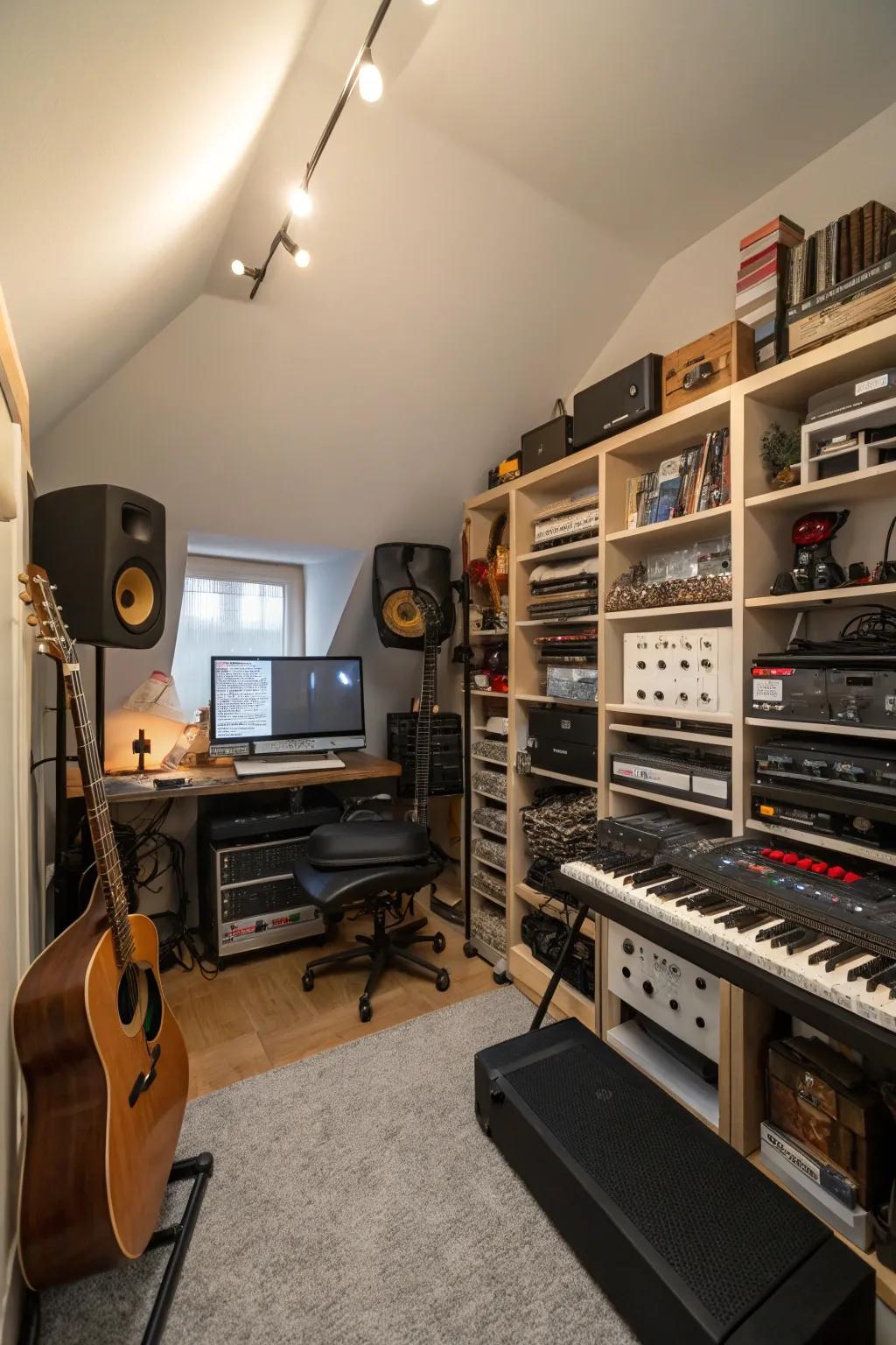 Overhead storage systems maximize area by utilizing height effectively.