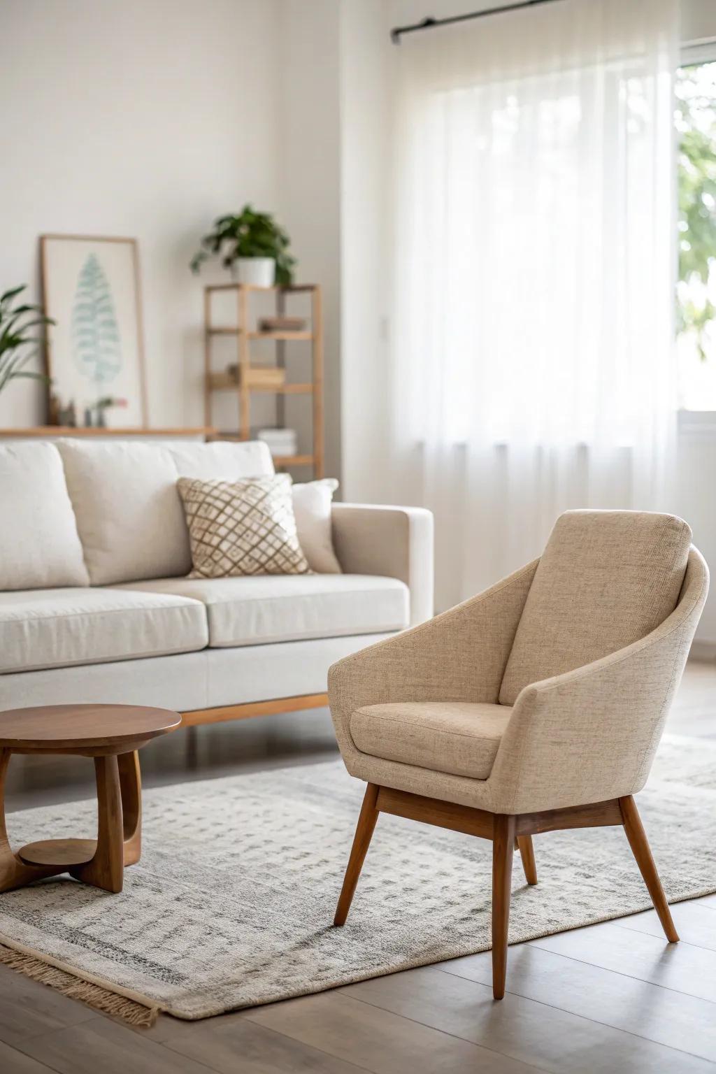 Being simple brings calm and clarity to living spaces.