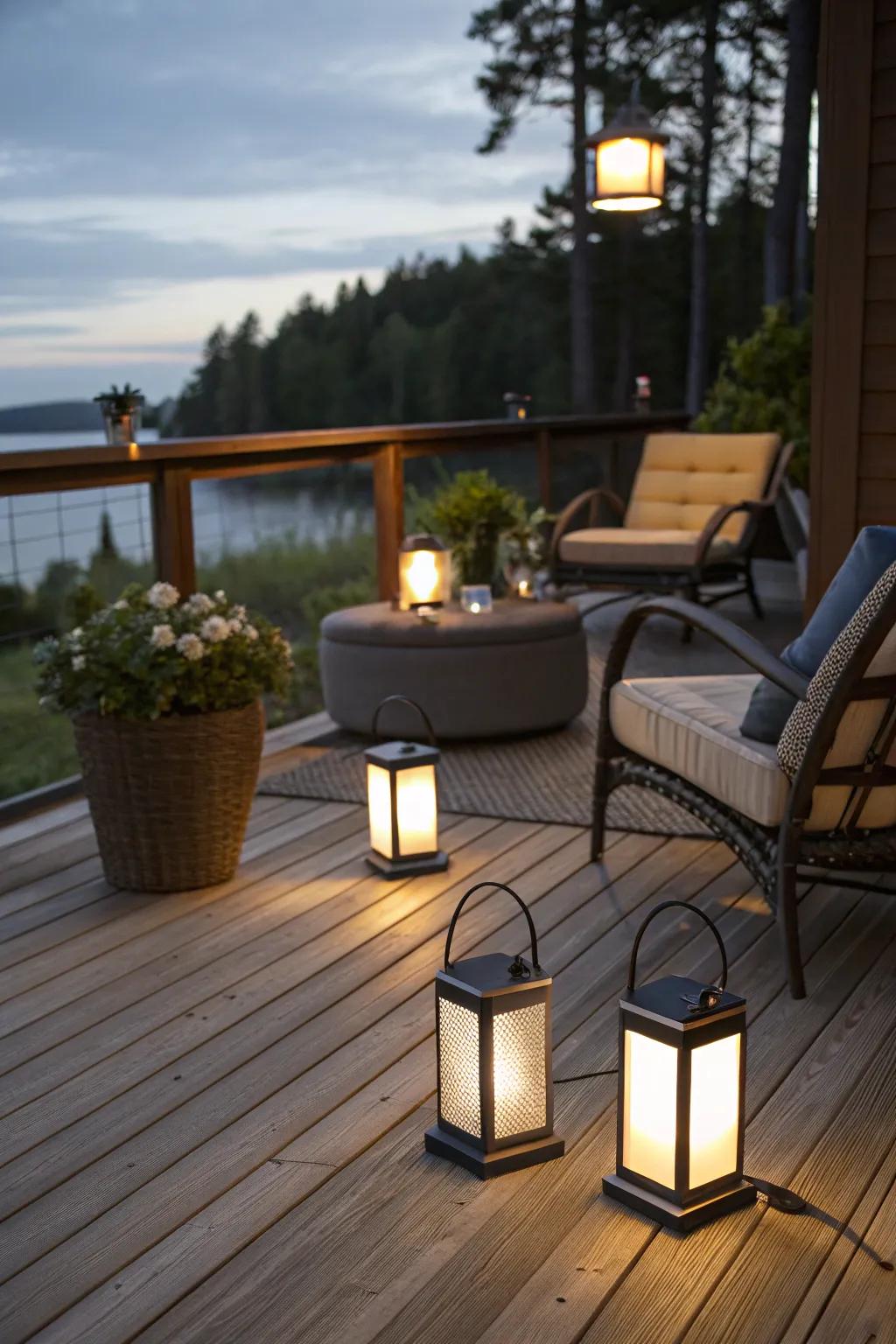 Flexibility and convenience are offered by portable solar lamps.