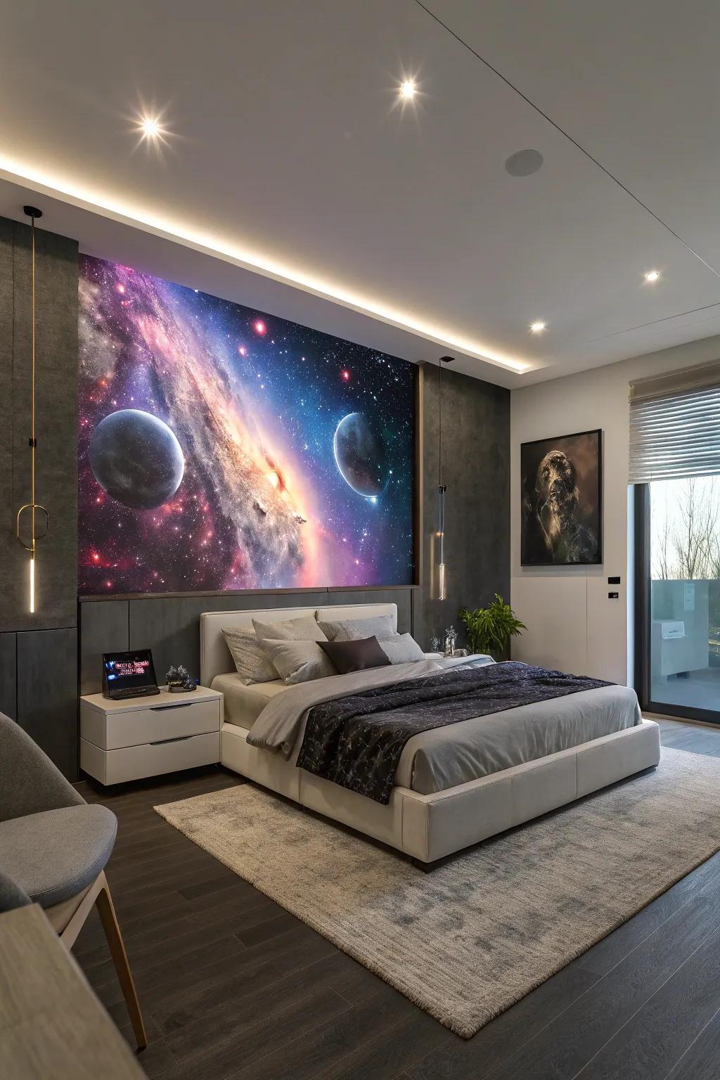 Holographic artistry creates a vibrant and captivating visual journey.
