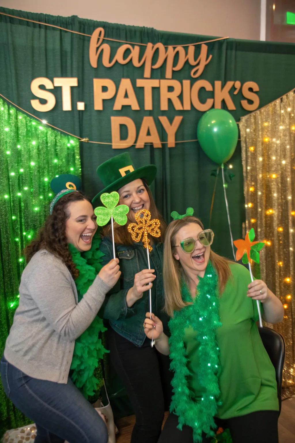 An amusing snapshot stall primed for celebratory captures.