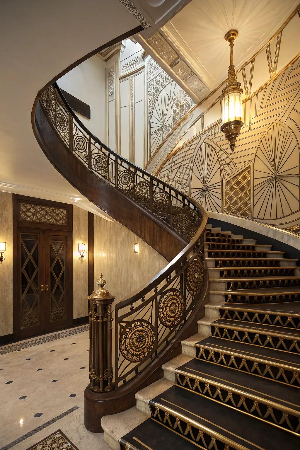 Roaring Twenties panels add vintage glamour and style.