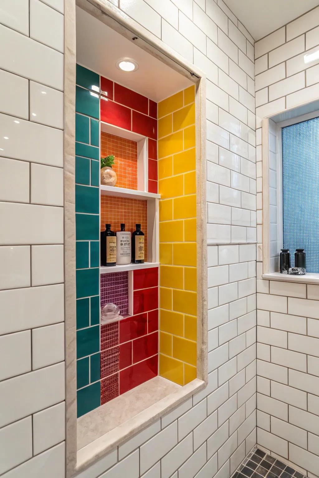 A bold niche that adds a splash of color.