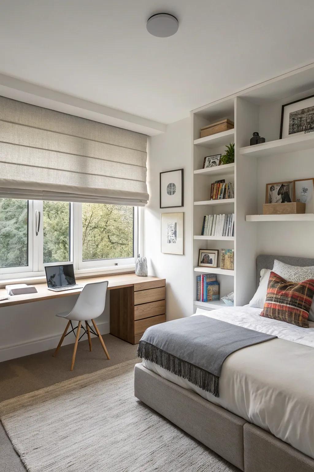 Rome blinds offer a clean and minimalist window treatment.