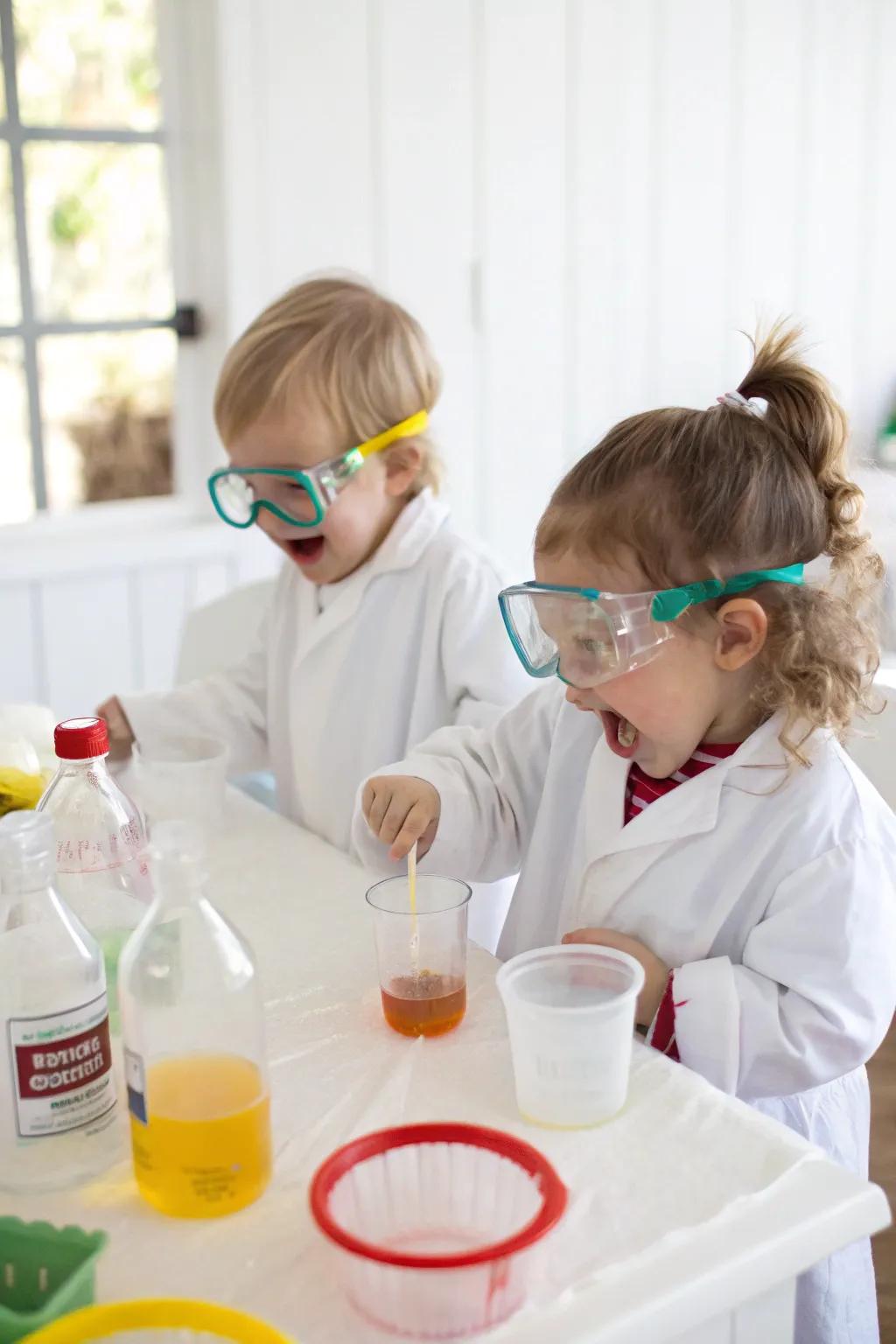 A toddler science lab shows how science sparks curiosity and wonder.