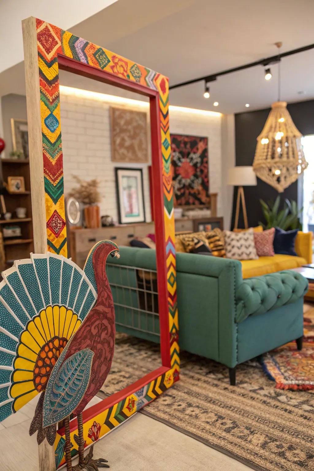 A tailored canvas transforms a turkey fan mount into a bold statement.