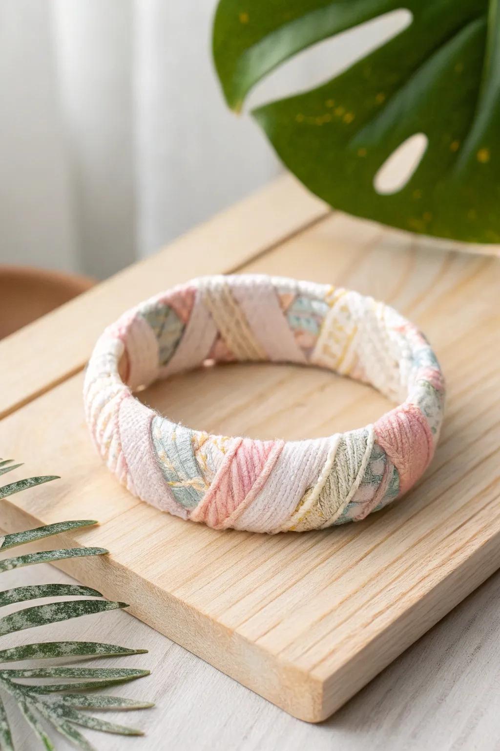 Transform your arm candy into boho-chic treasures with a touch of fabric magic&mdash;style with soul.