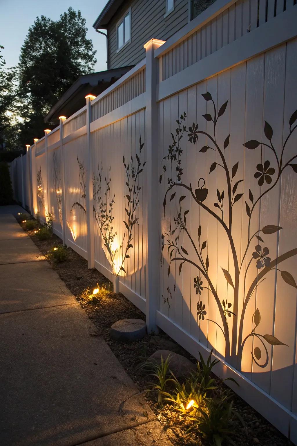 Shadow casting fashions a living artwork in your garden.