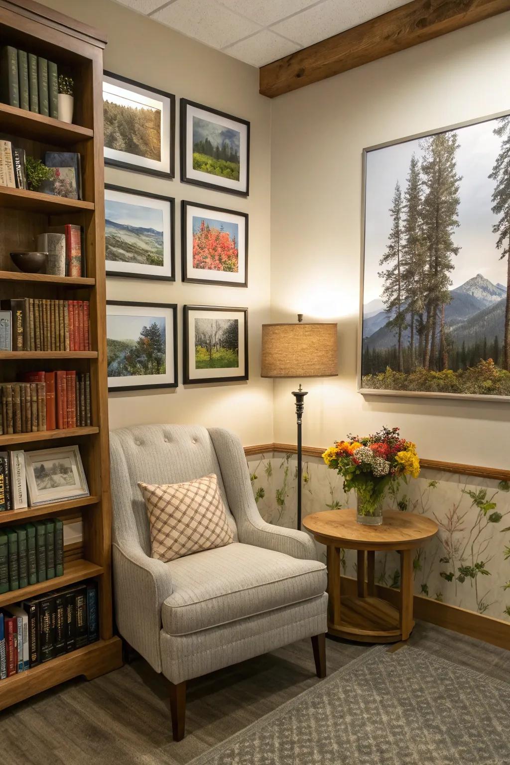 Earth-inspired elements bring the outdoors in.