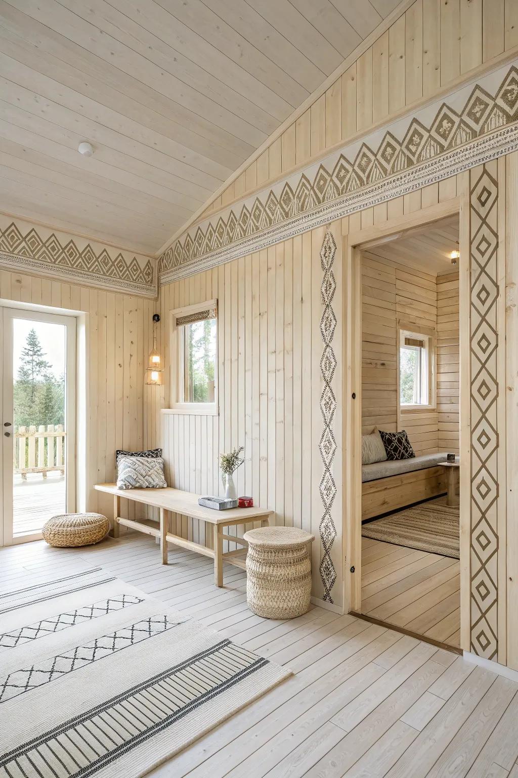 Attain calm through Scandinavian timber designs.
