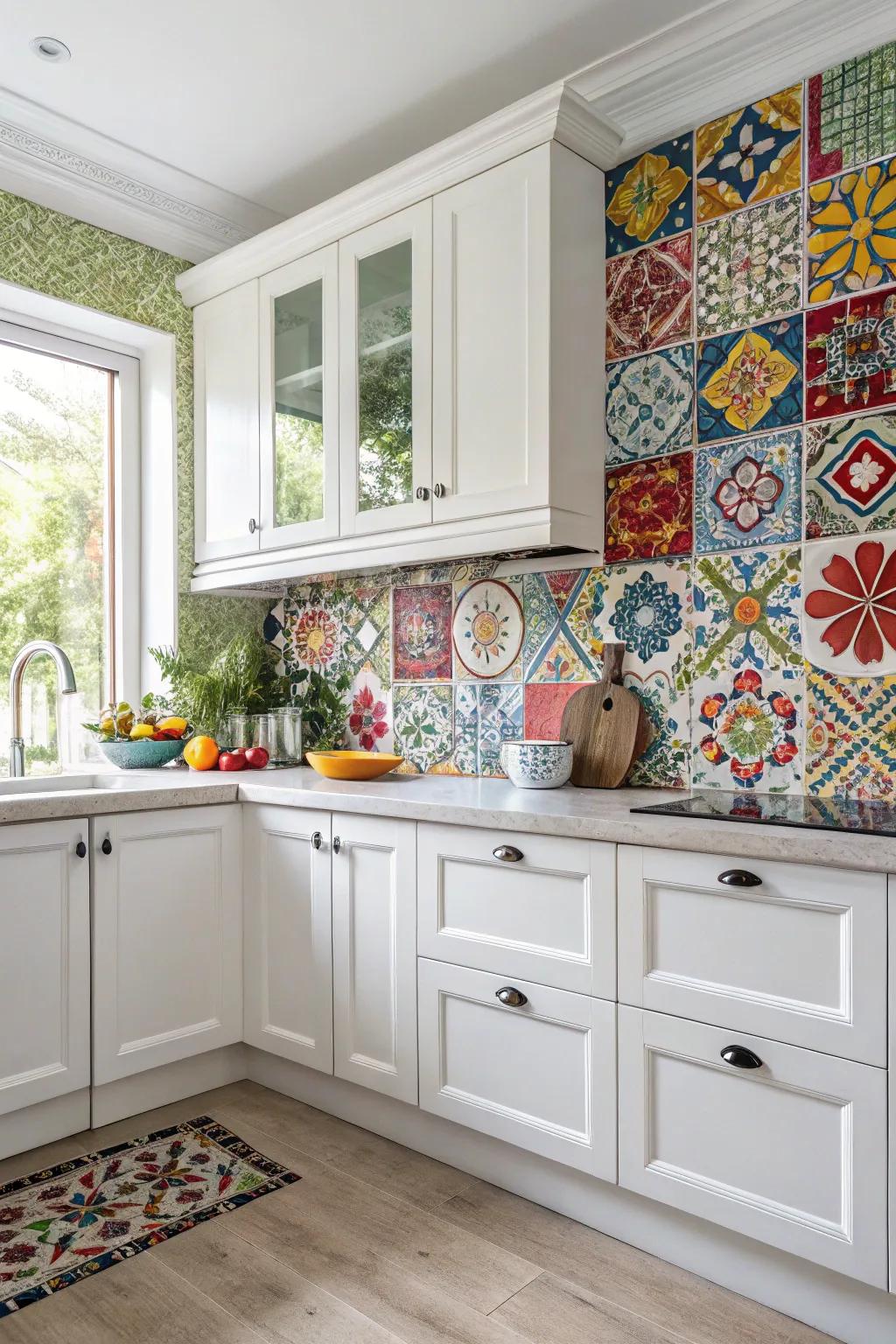 Assorted tessellations enhancing individuality inside pristine units.