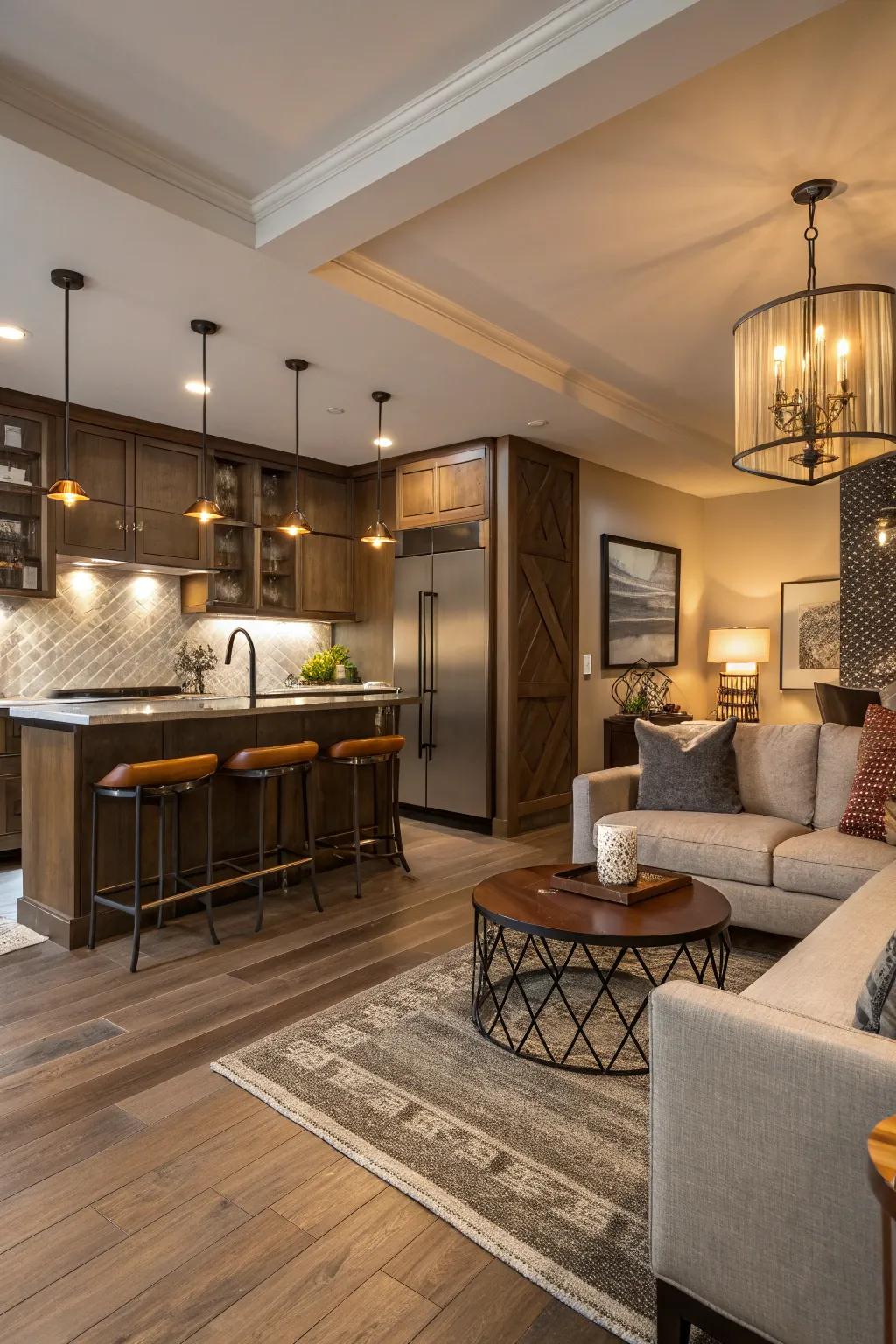 Surfaces add depth and intrigue to a minimalist design.