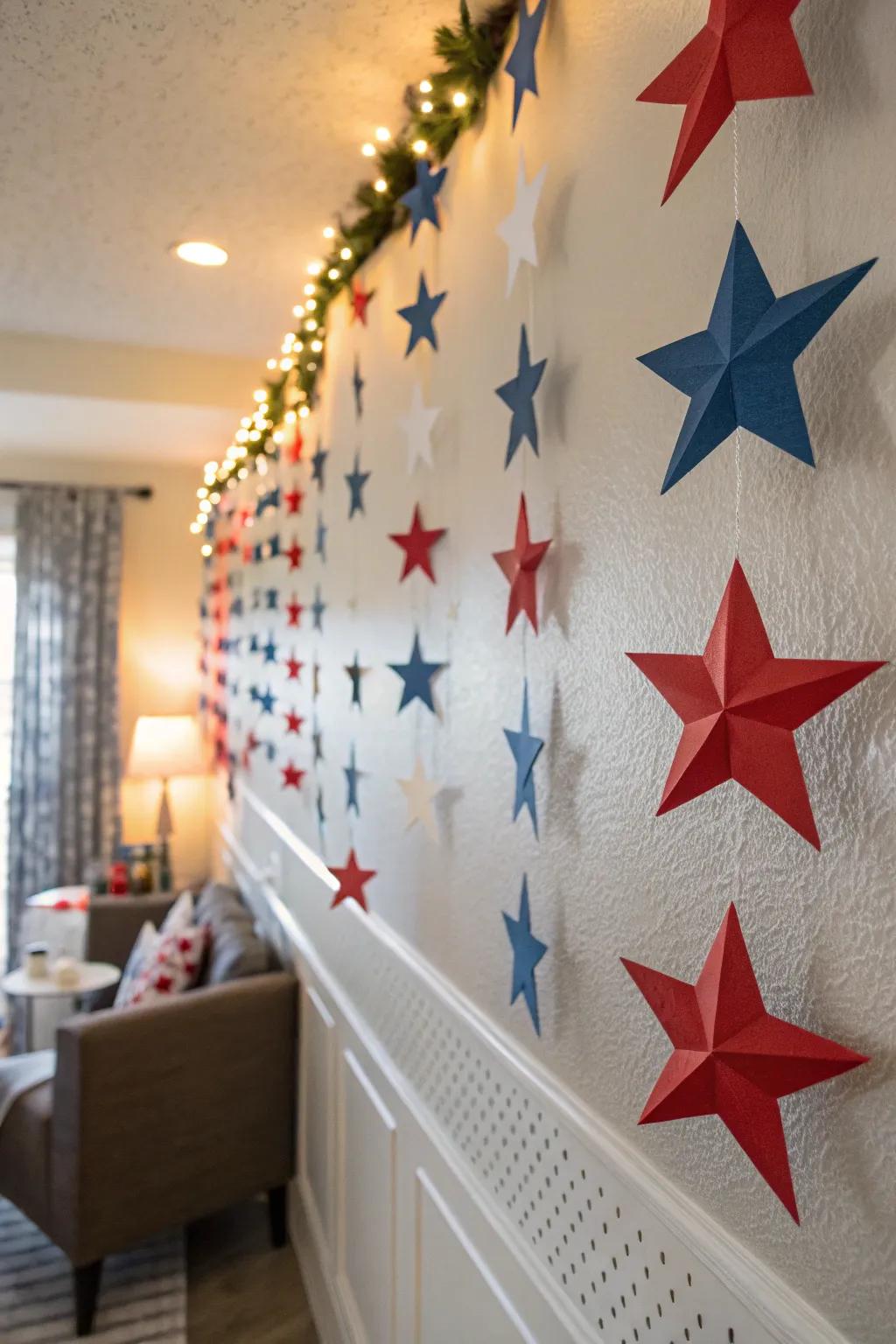 A DIY celestial decor appends a celebratory touch to any space.