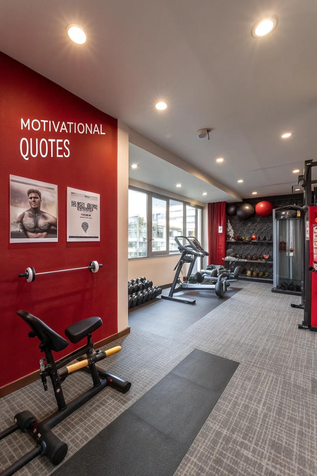 Strong colours give your gym energy.