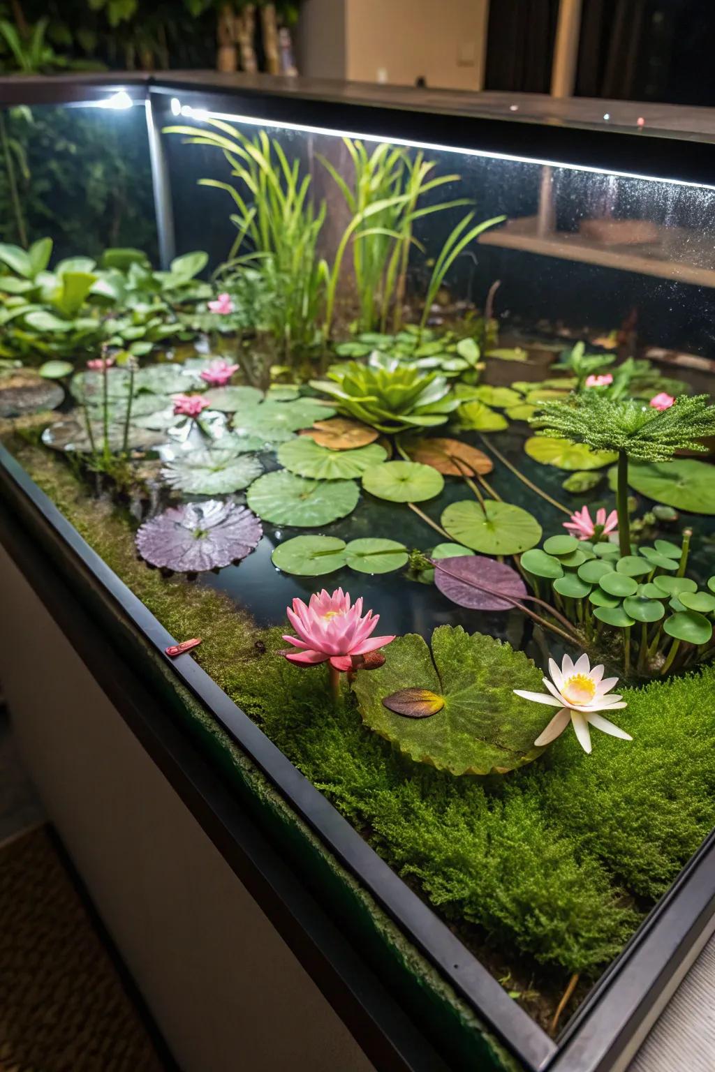 A soaring garden injects a magical tier of greenery.