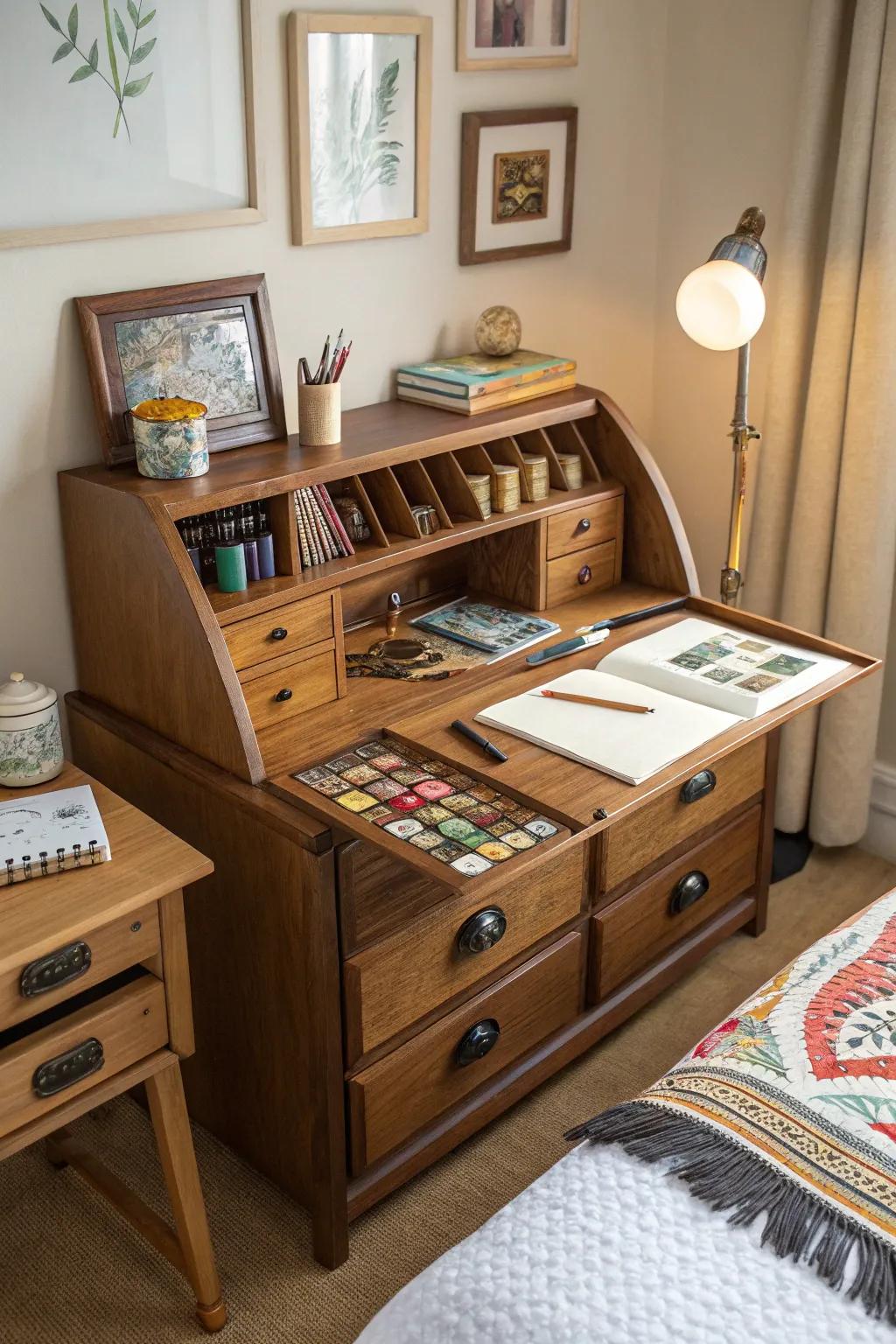 An artistic studio can ignite creativity and productivity.