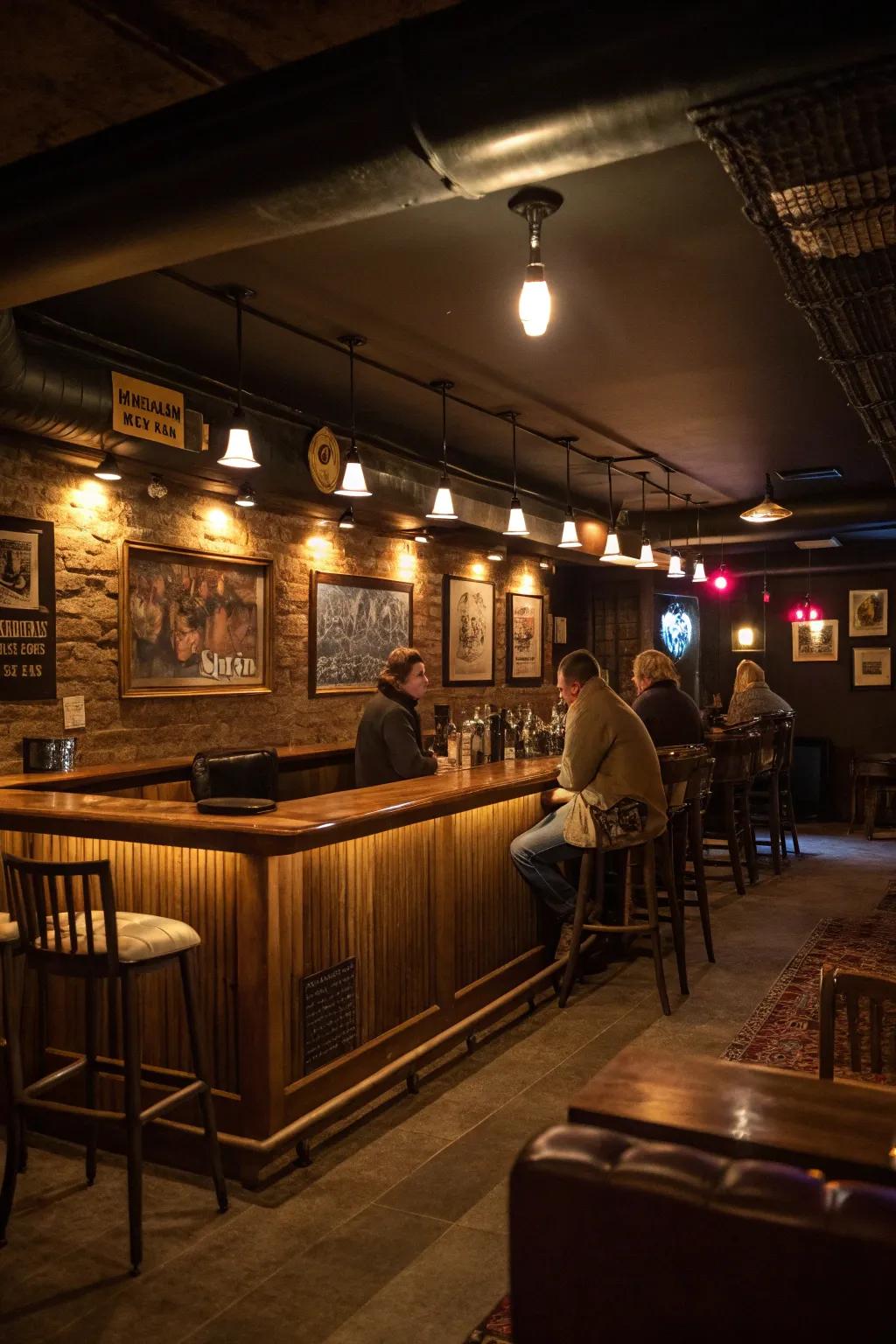 Alcove lighting crafts a subtle, ambient result.