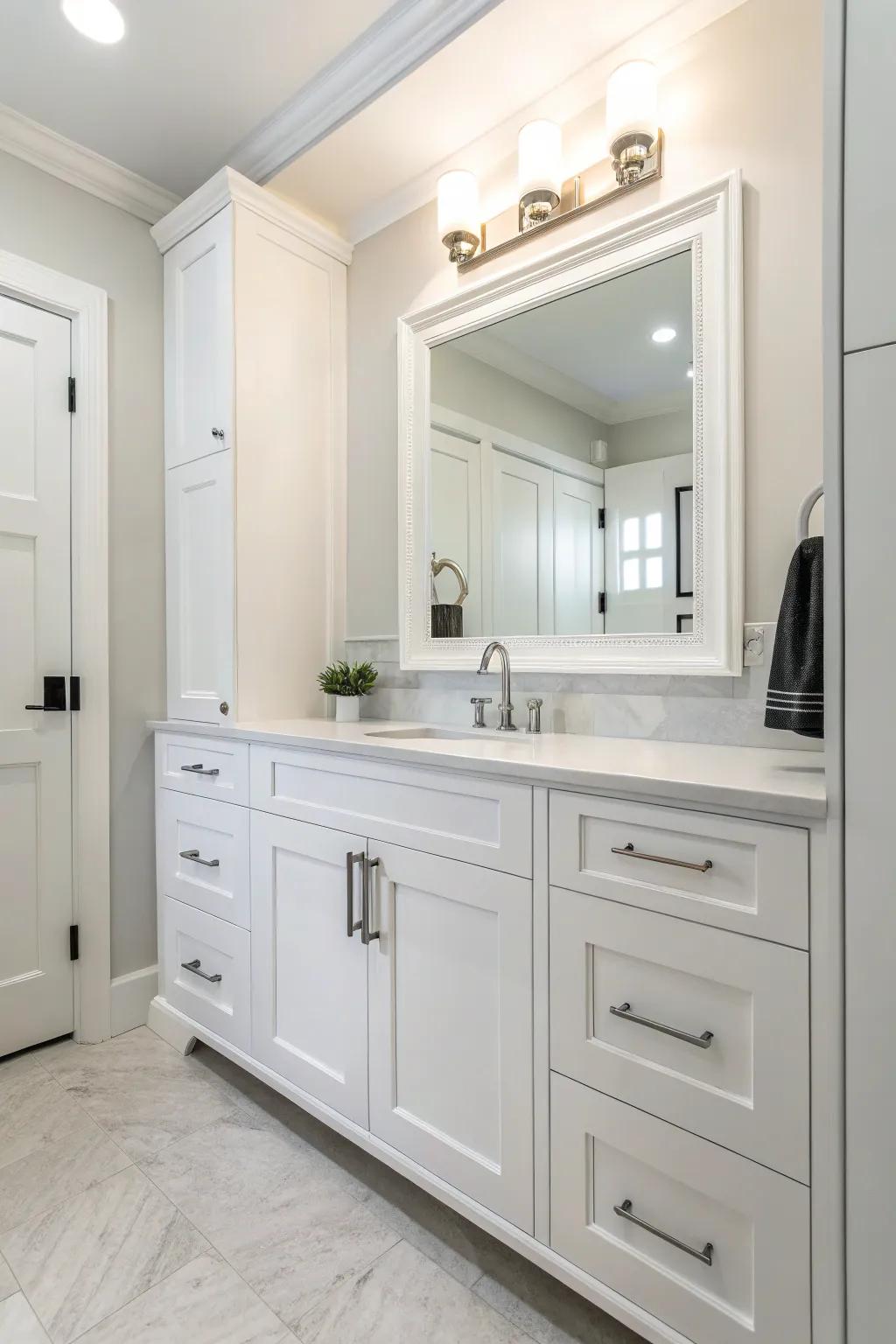 Classic-style cabinets offer enduring appeal and adaptability.