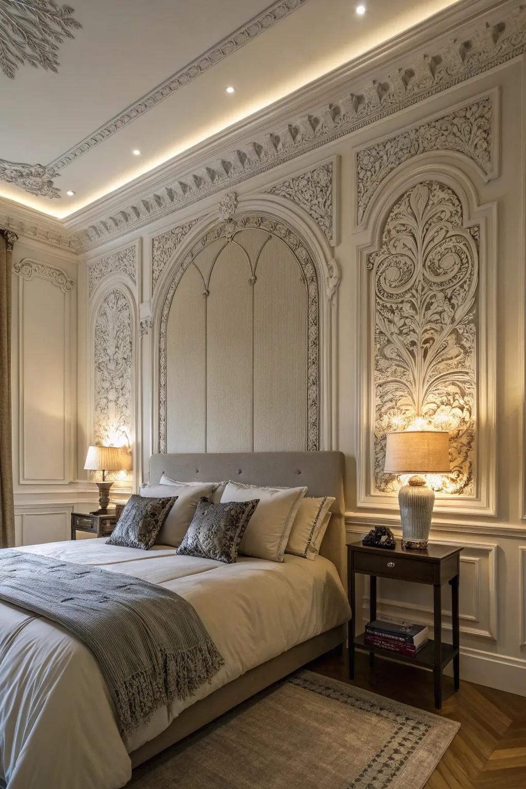 Architectural details enrich the aesthetic.