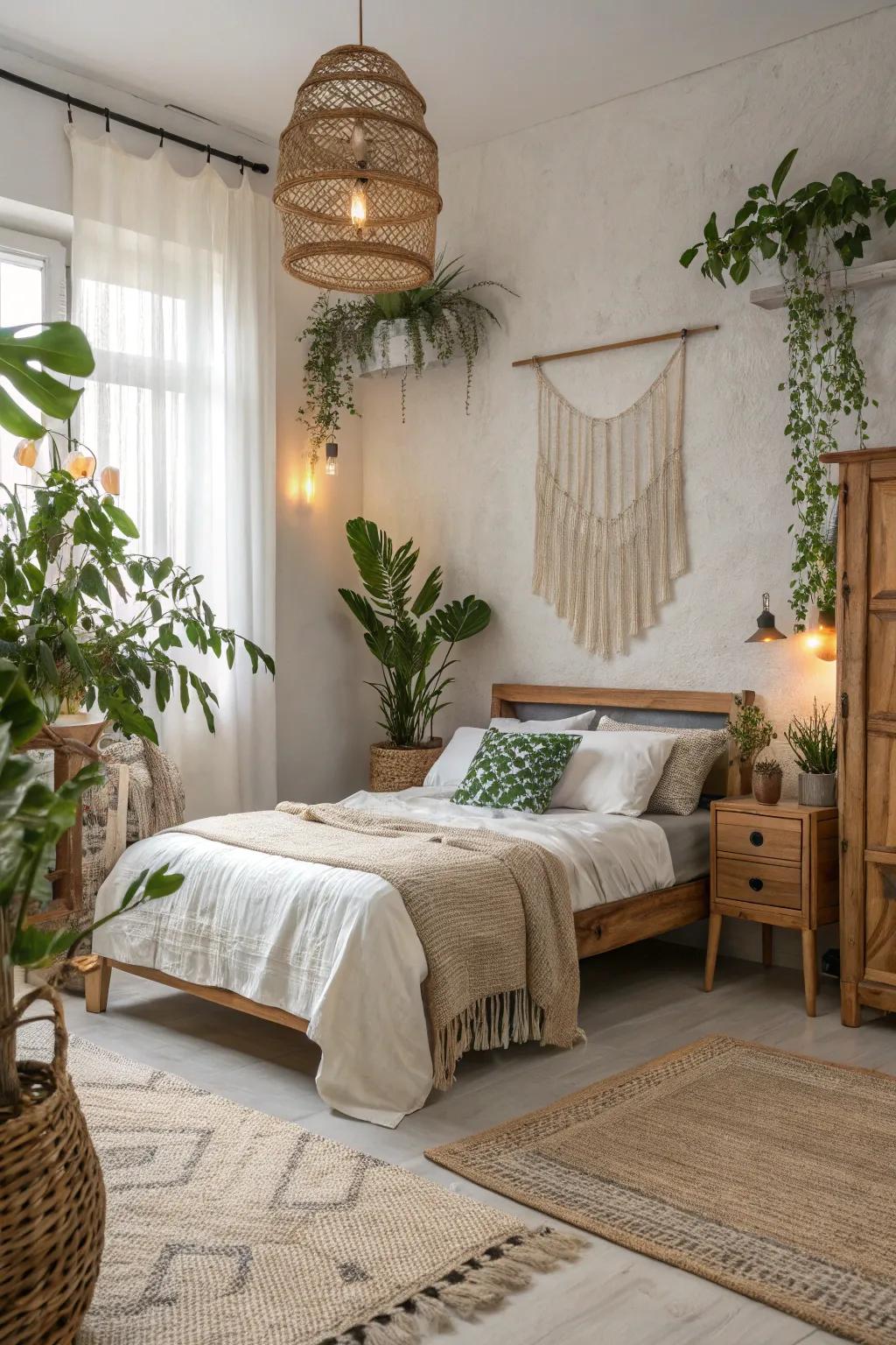 Nature-inspired decor brings tranquility to your space.