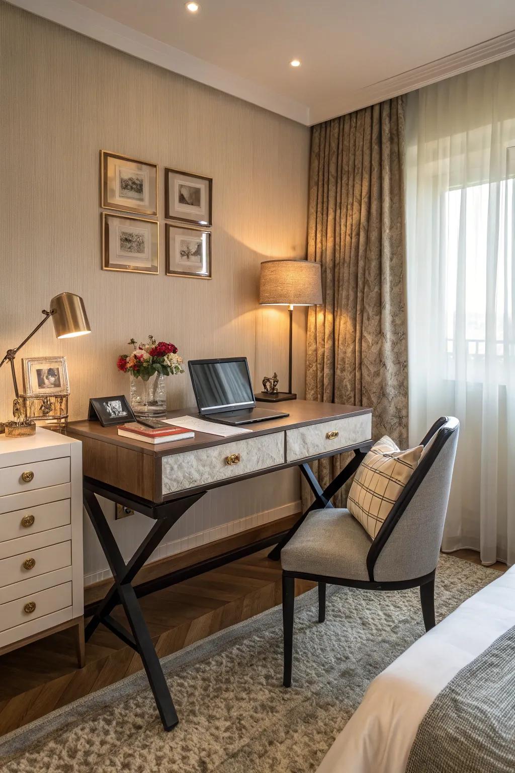 Make your desk the star of the room.