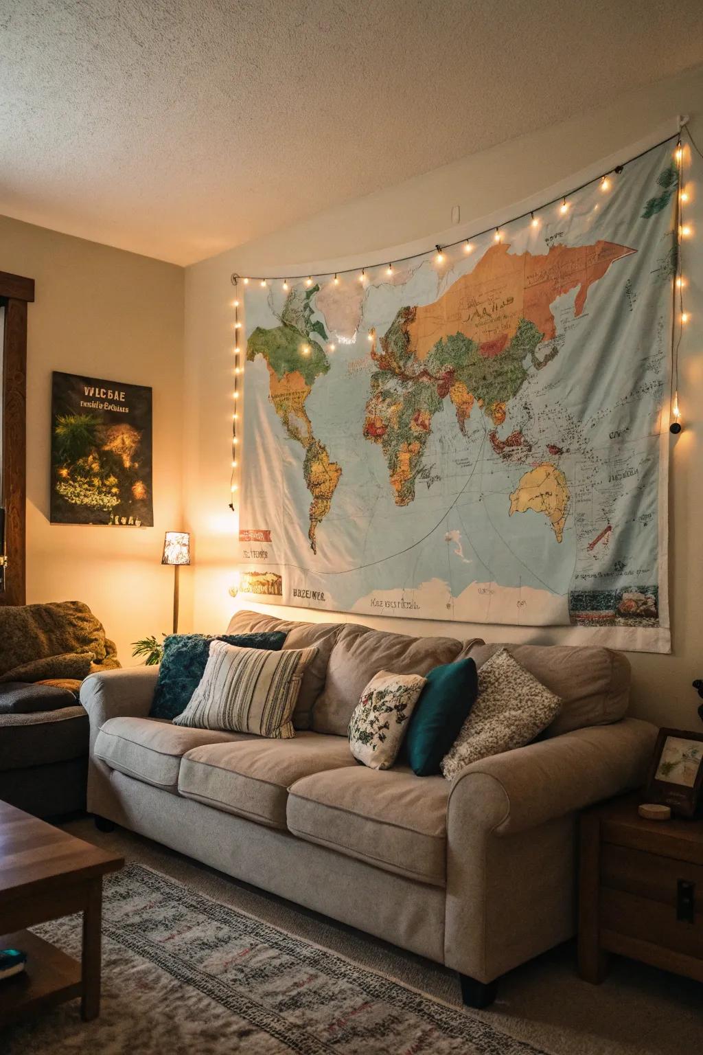 Cartographic representations are enlightening and rouse wanderlust.