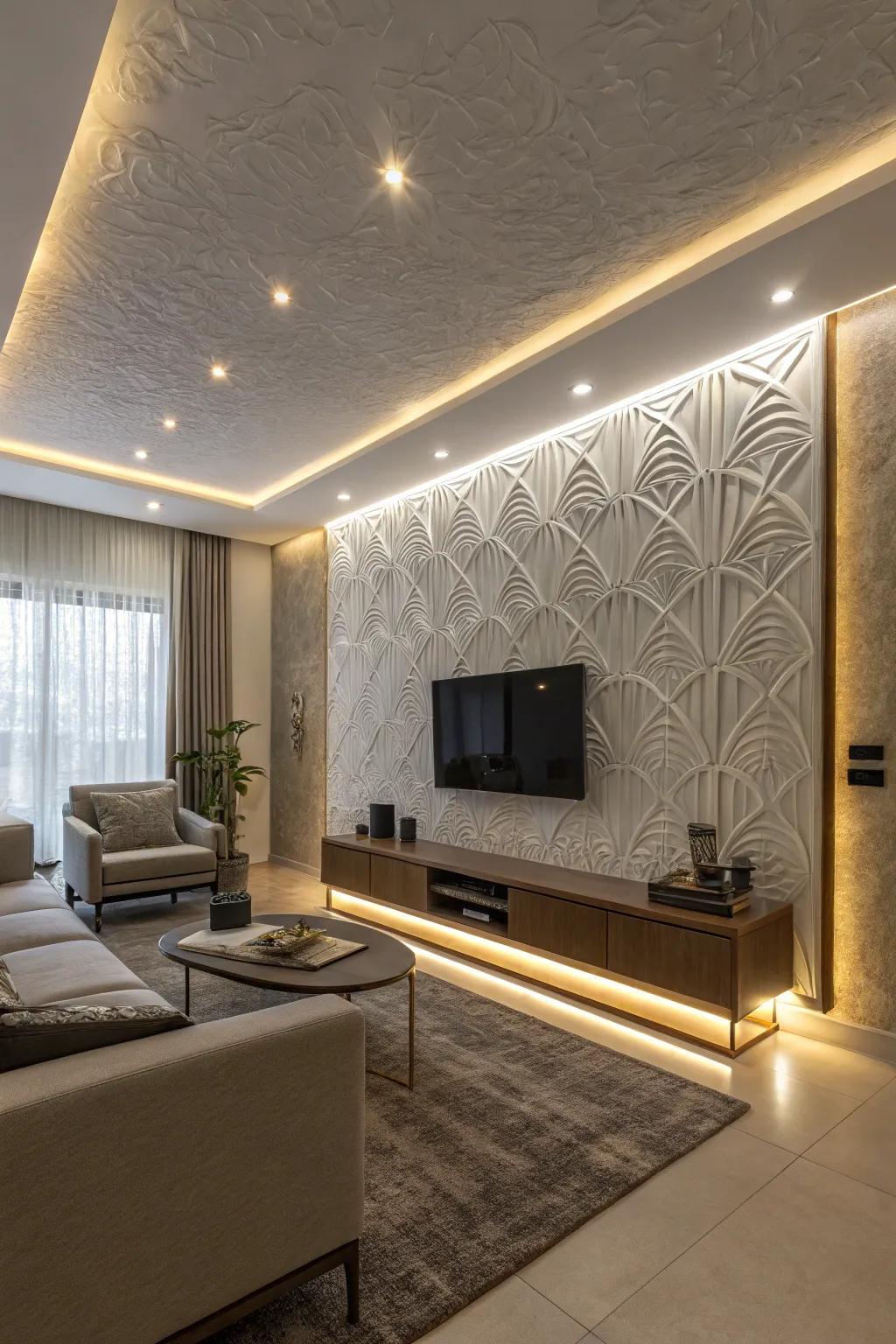 Enhance your decor with LED lighting.