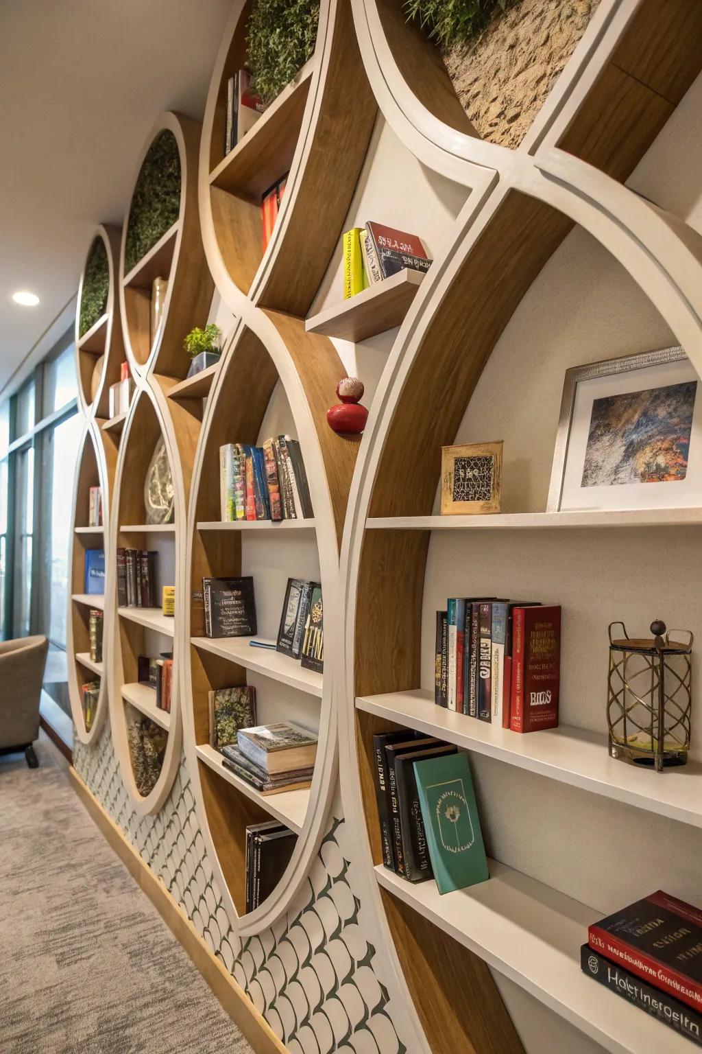 Distinctive contours for architectural flair.