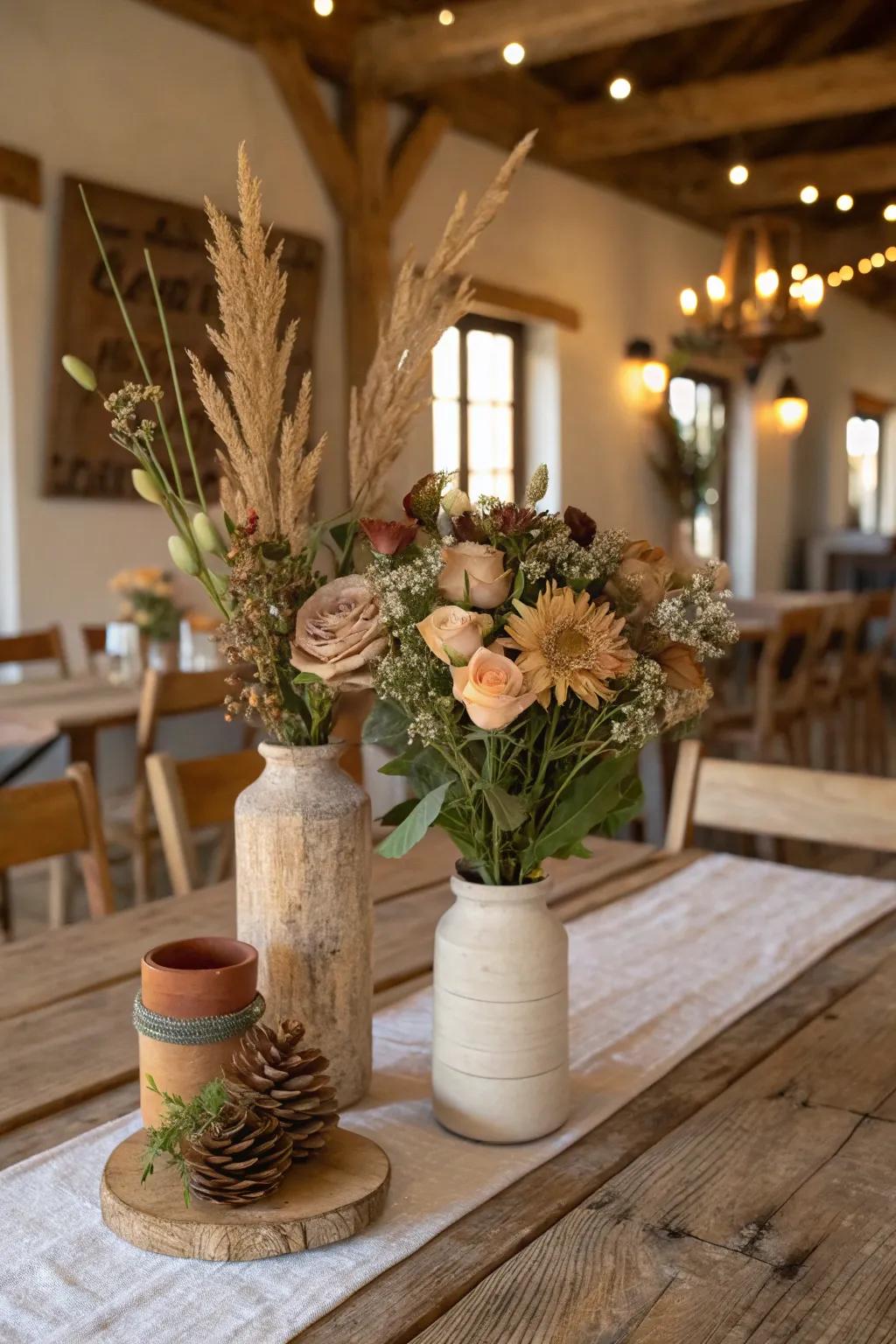 Embrace nature's palette with earthy tones.