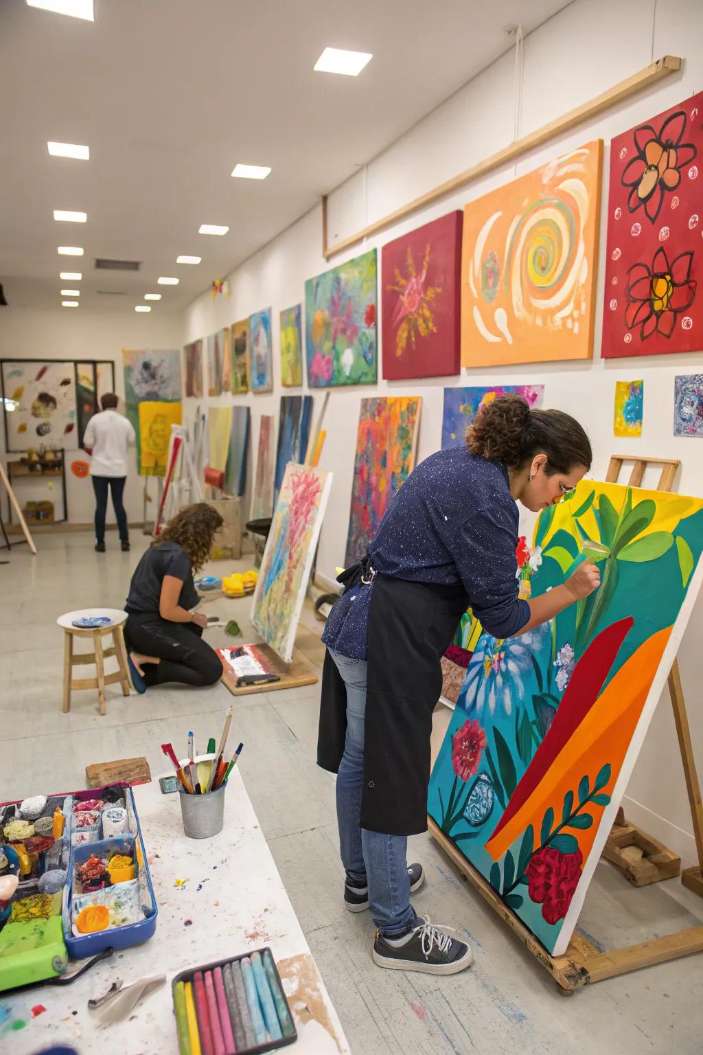 DIY fabric art permits personal inventiveness and articulation.