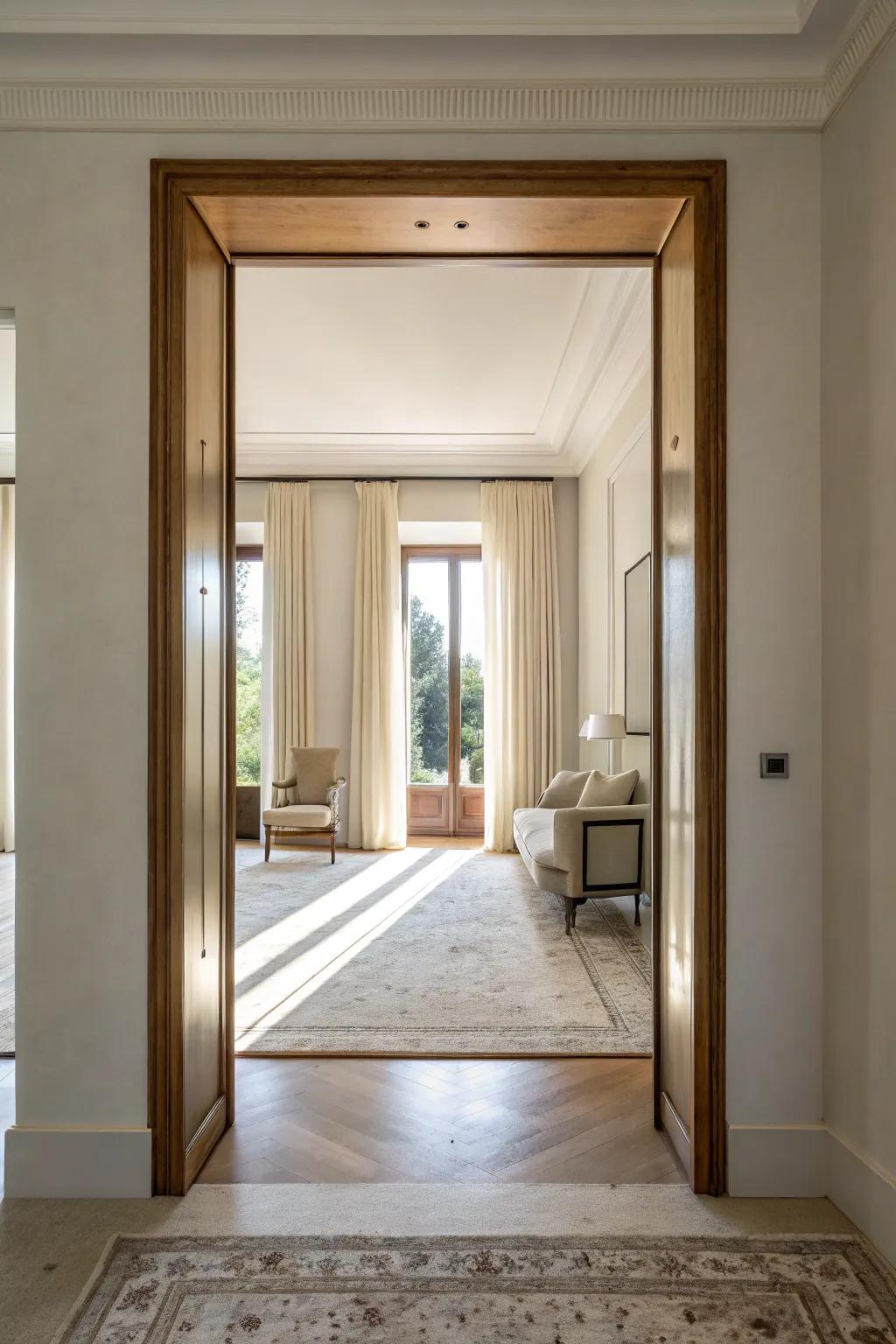 Brighten your dwelling with reflective surfaces.