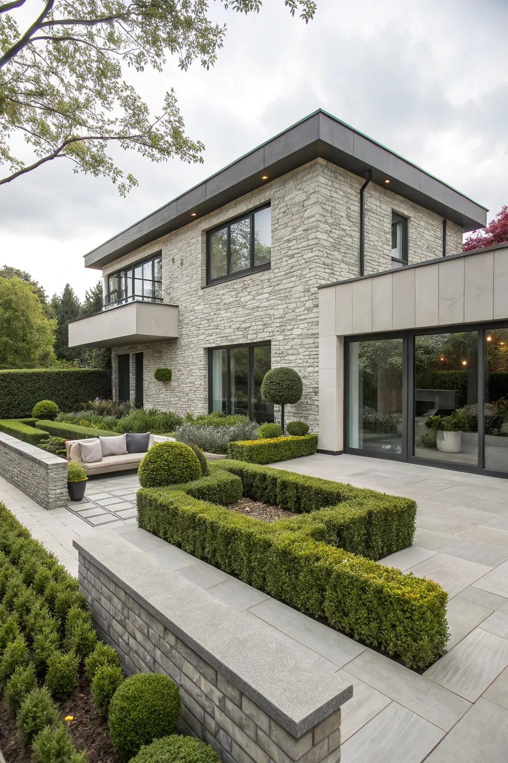 Sculpt-Form PVC panels deliver a natural visual while minimizing costs.