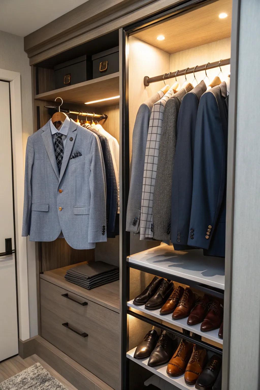 Plan your day effortlessly with a practical valet hook.