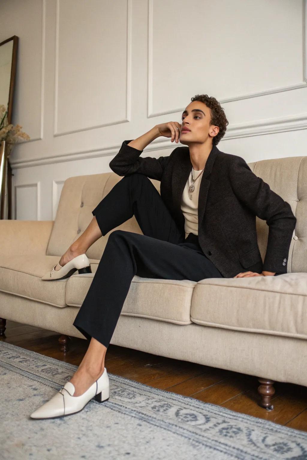 Couch edge poise that highlights the sophistication of your style.