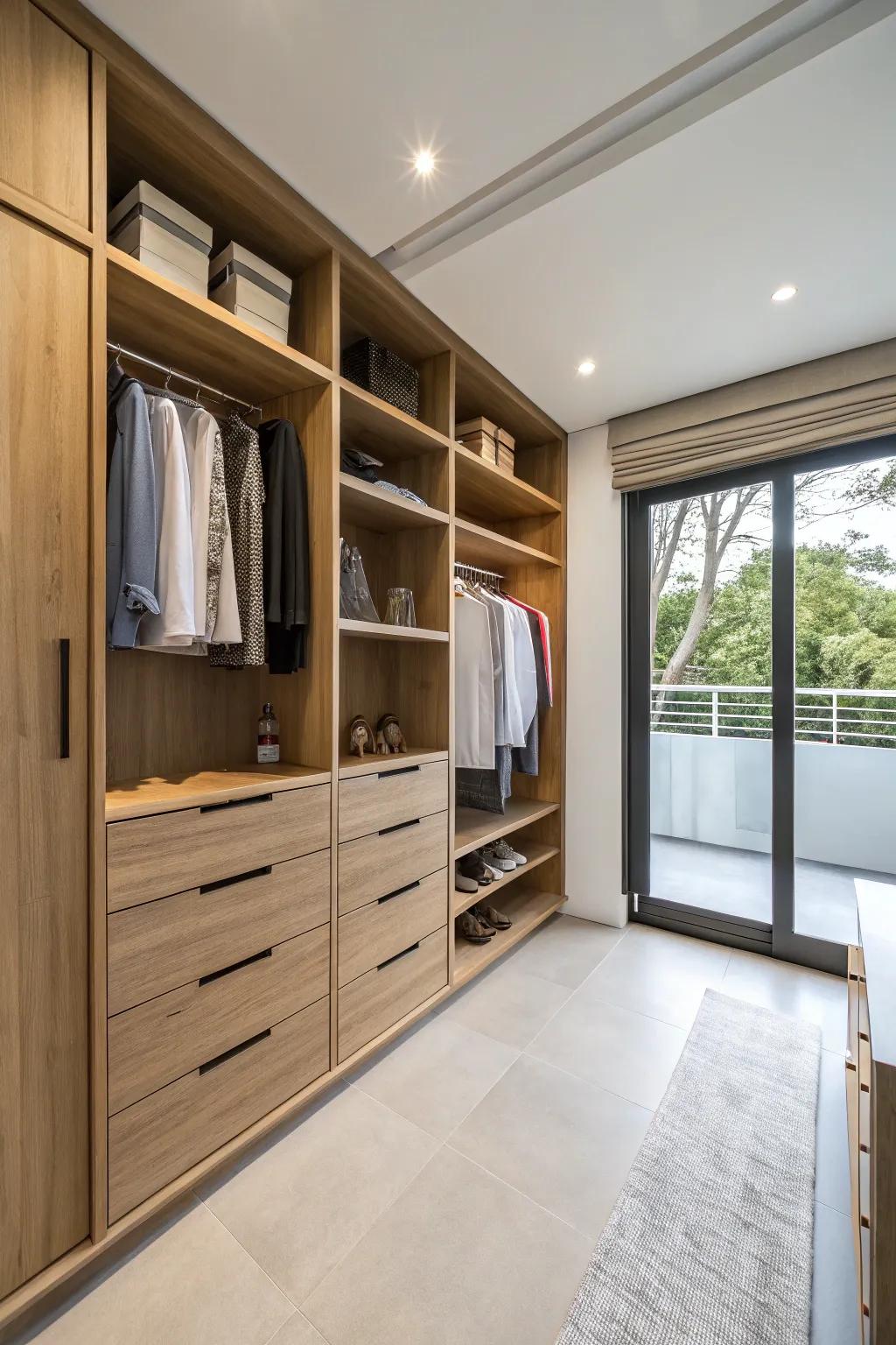 Sustainable materials introduce eco-conscious elegance to your closet.