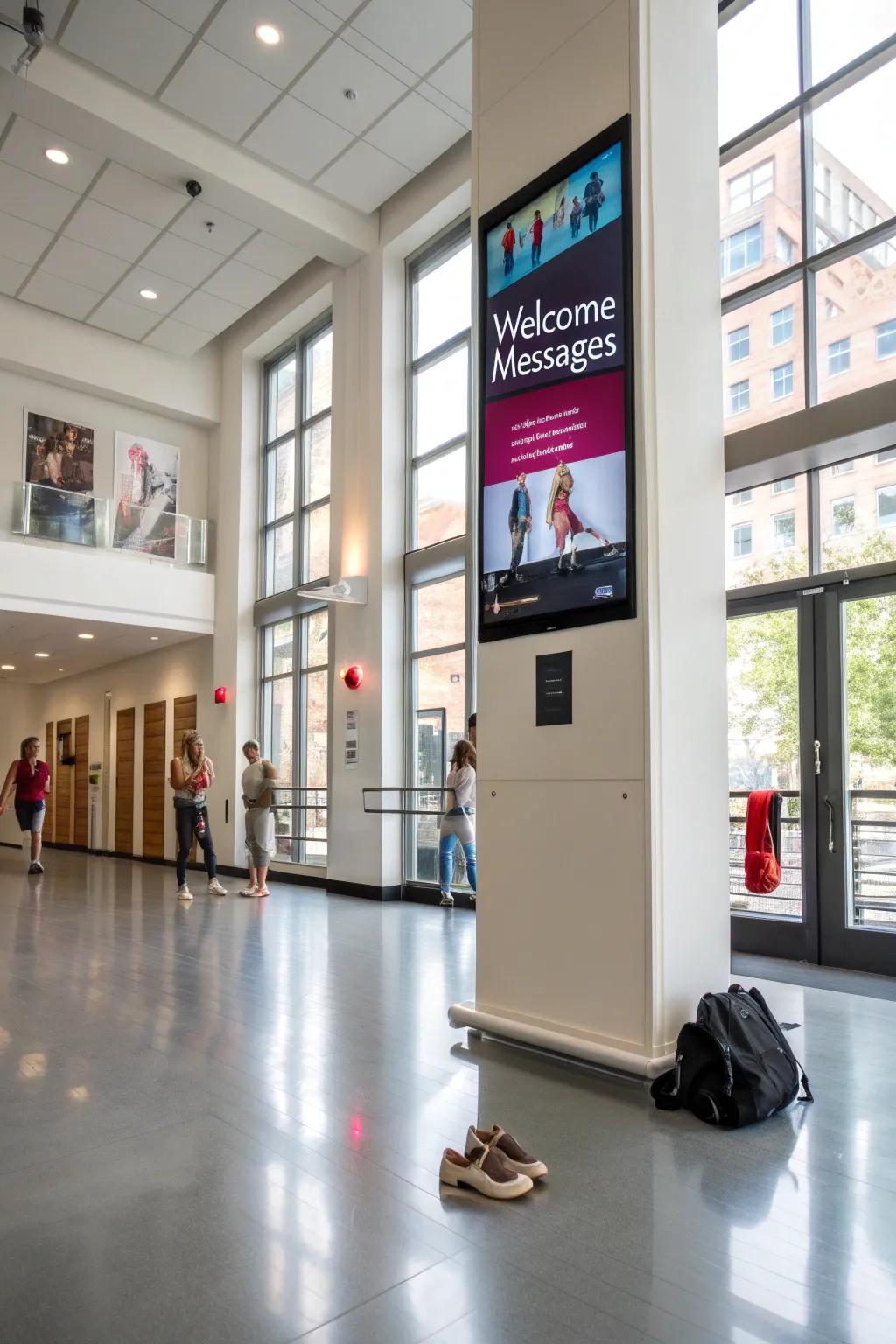 Customized messages enrich each visit.