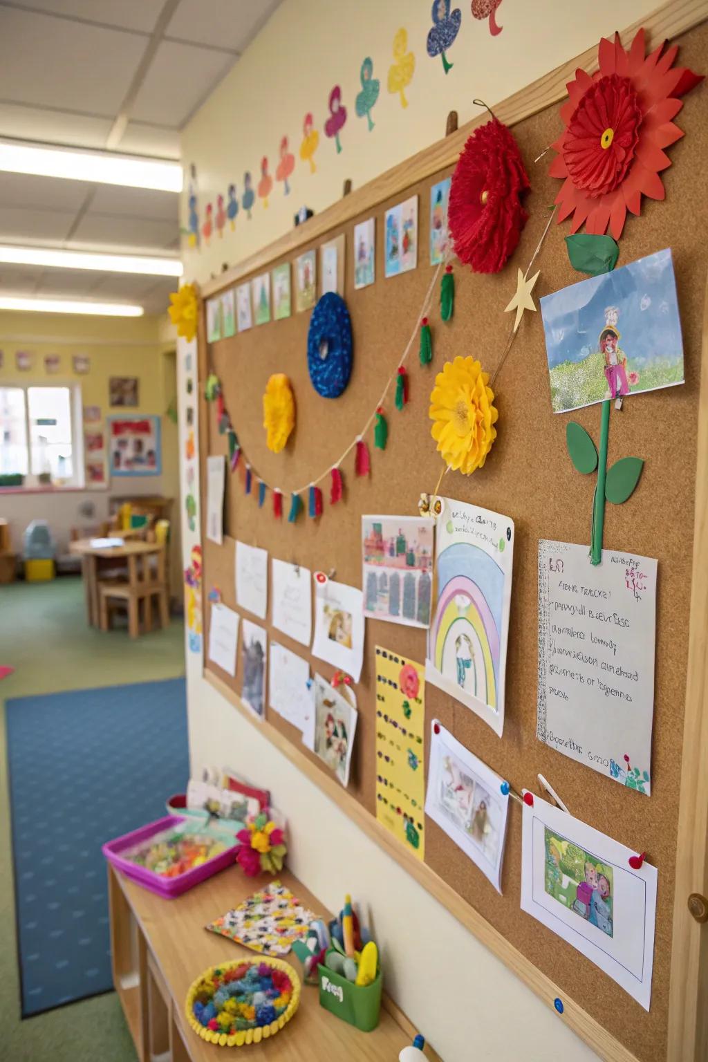 Green-Conscious Creations board featuring sustainable materials.