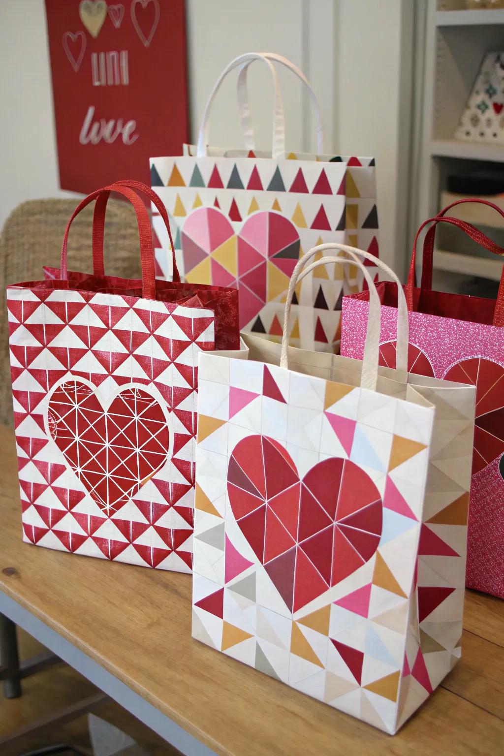 Geometric designs proffer a modern twist.