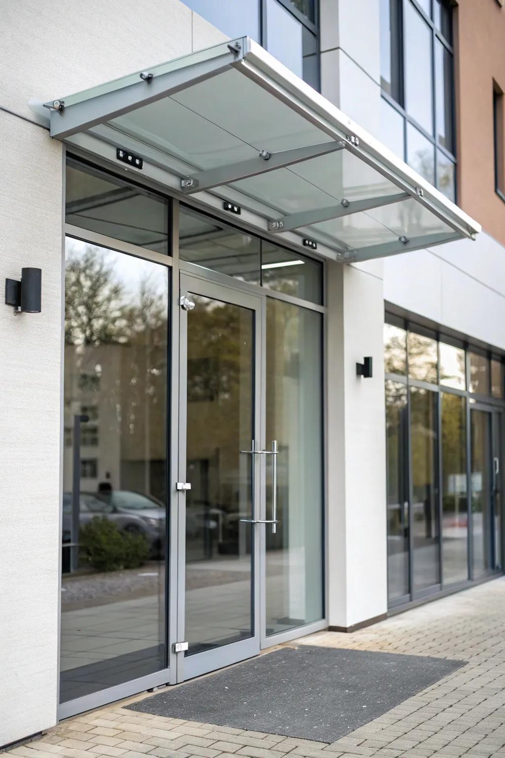 A minimalist acrylic shroud that maintains a sleek and airy look.