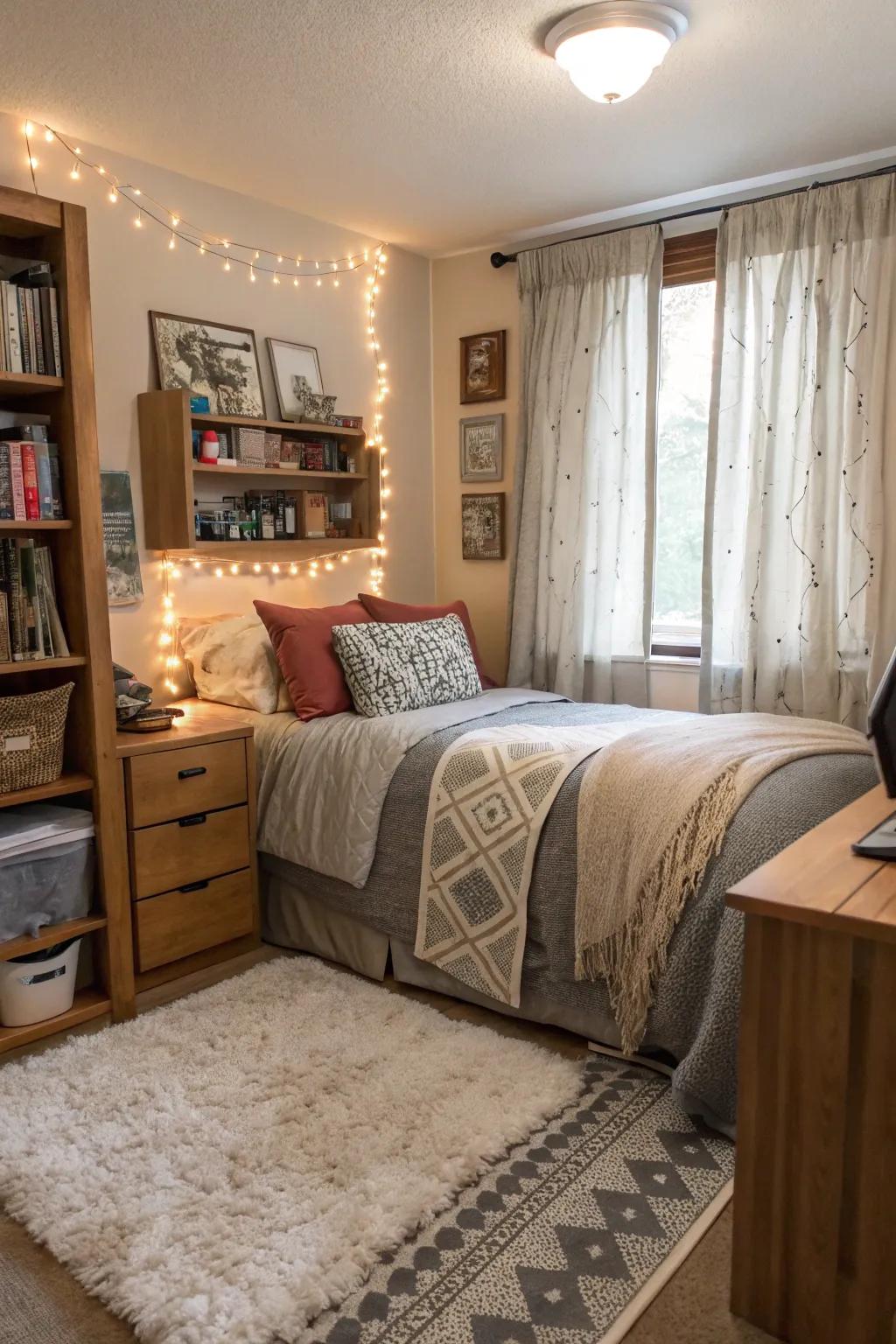 The strategic layering of textures and neutral hues is a gateway to sophisticated depth and subtle elegance.