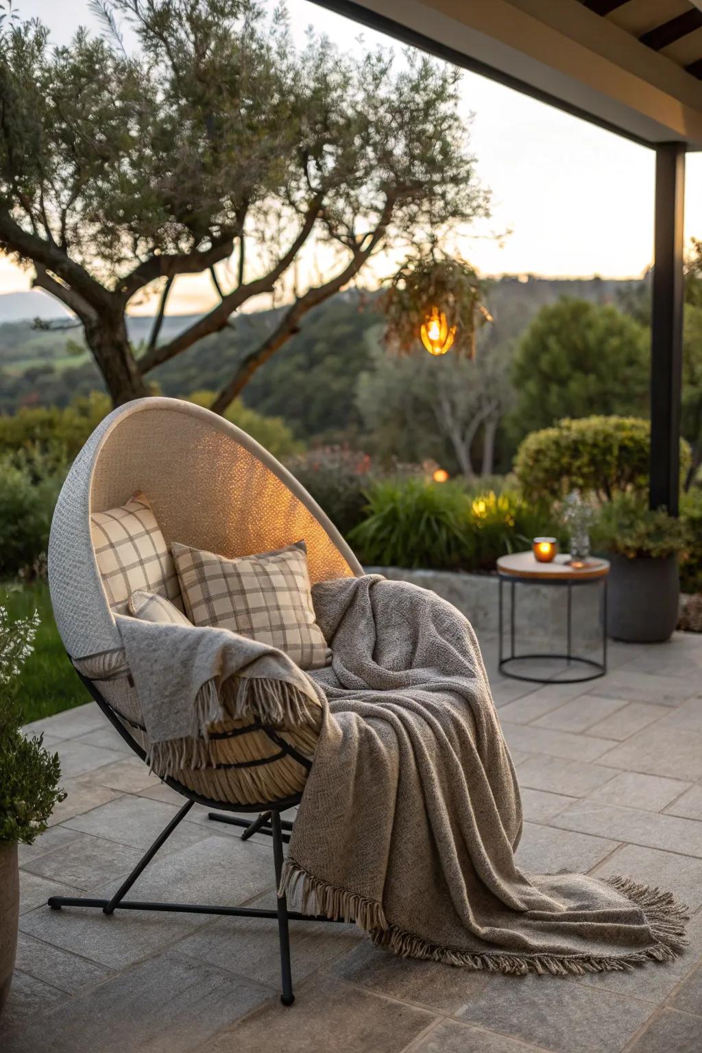 Remain warm through snug wrap stratification.