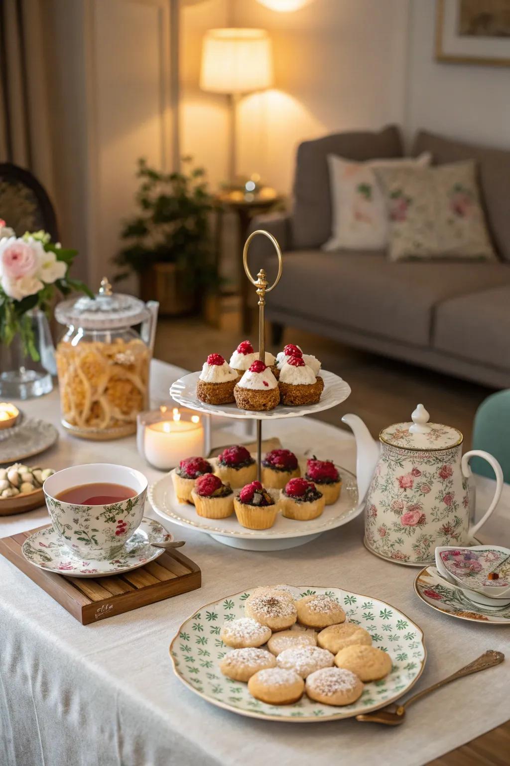 Cherish the elegance of a beverage party, complete with autumnal zest, for your natal day.