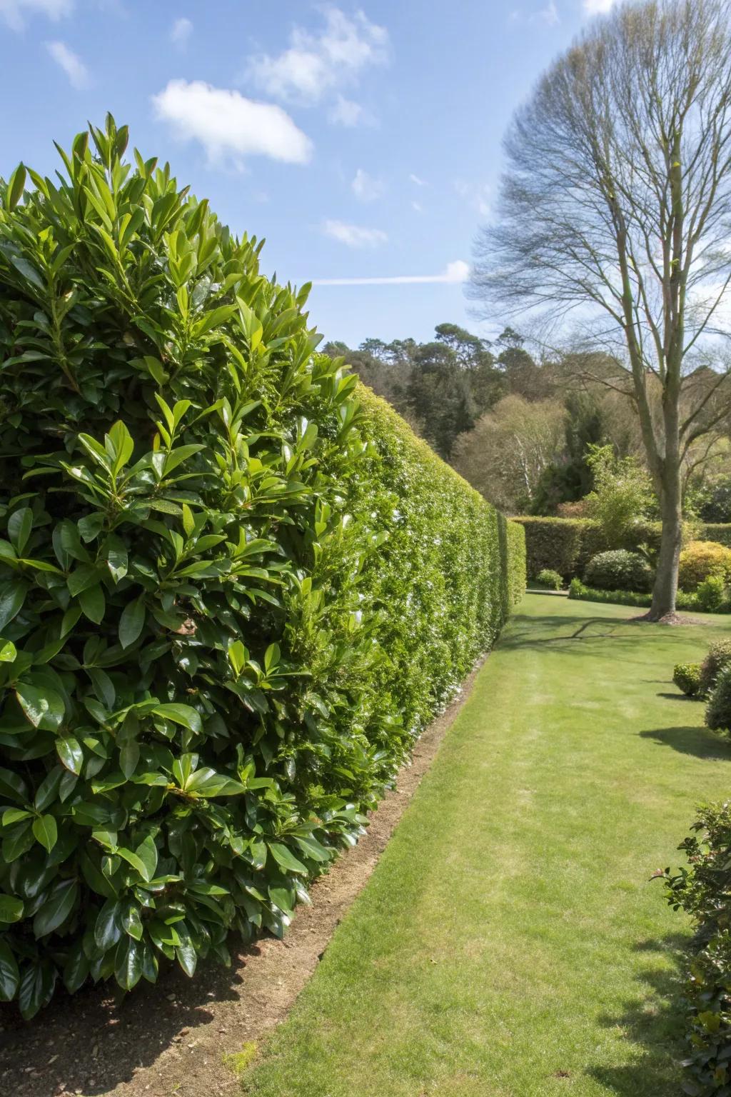 Scarlet Bay flourishes in expansive zones, delivering dense enclosure.