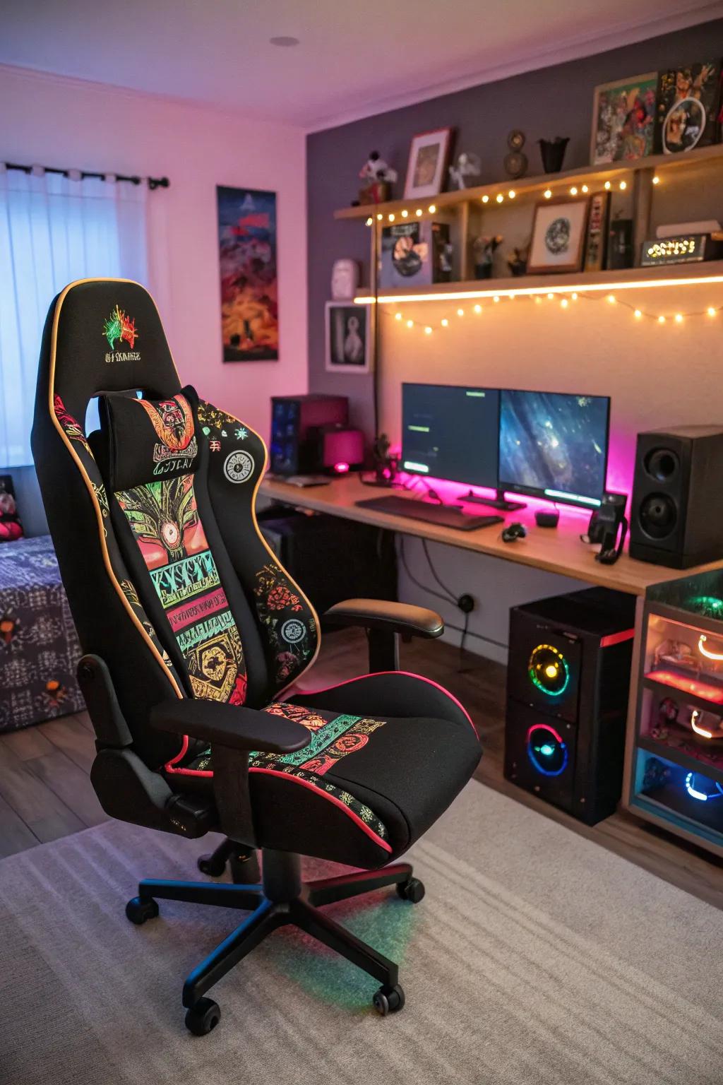 Make it yours: personalized touches for a truly unique setup.