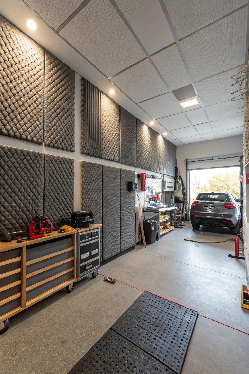 Soundproofing helps maintain a quiet, peaceful environment.
