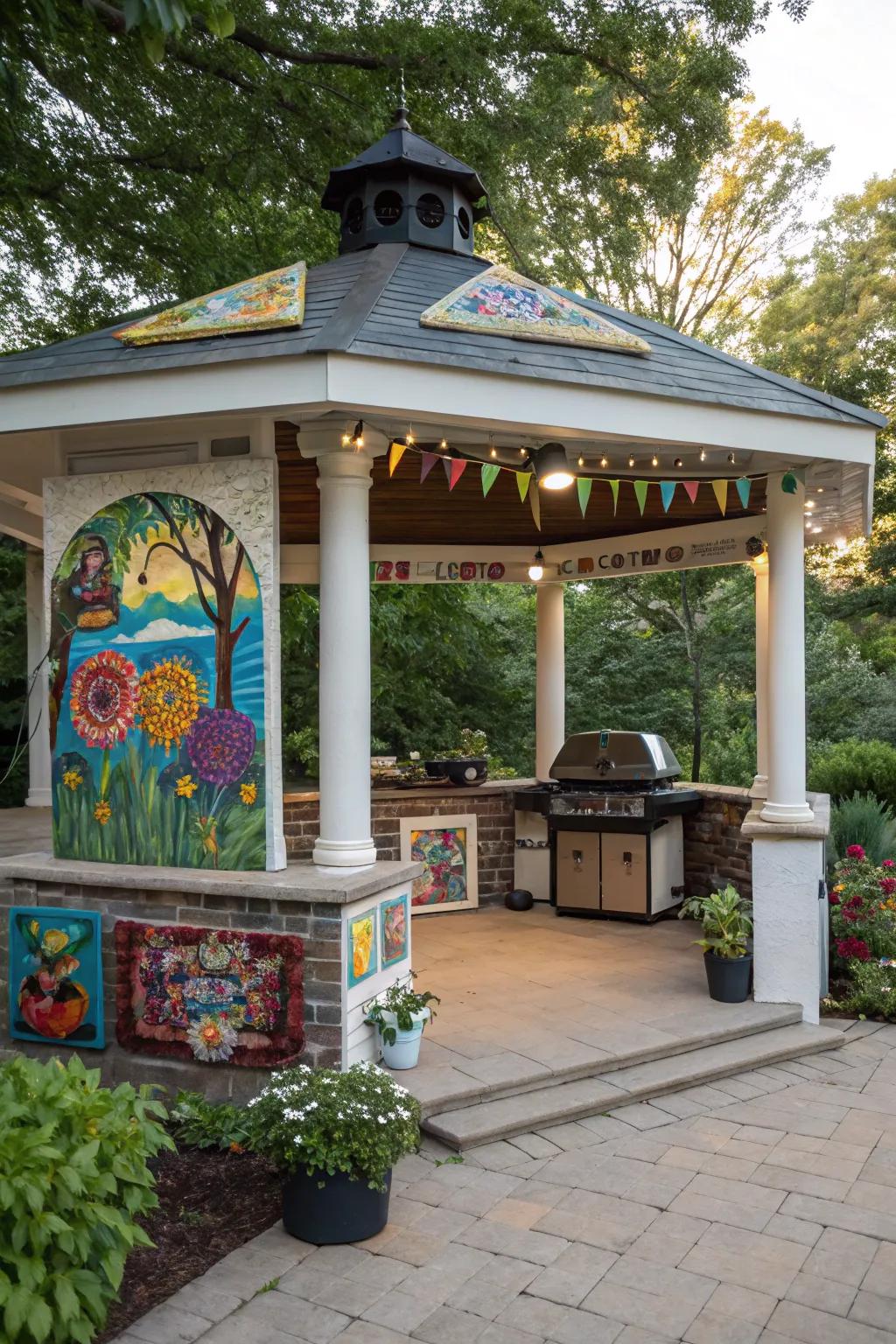 Showcase your artistry with an artistic design.